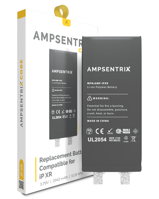 Replacement Battery Core For iPhone XR (Spot Welding Required) (AmpSentrix Core)