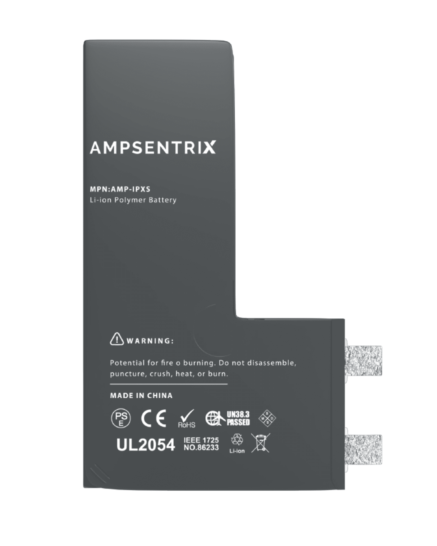 Replacement Battery Core For iPhone XS (Spot Welding Required) (AmpSentrix Core)