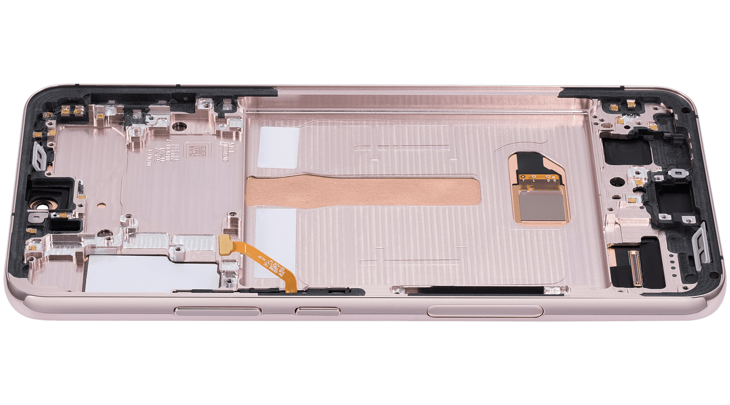 OLED Assembly With Frame For Samsung Galaxy S22 Plus 5G (US & International Version) (Aftermarket Plus) (Pink Gold / Violet)