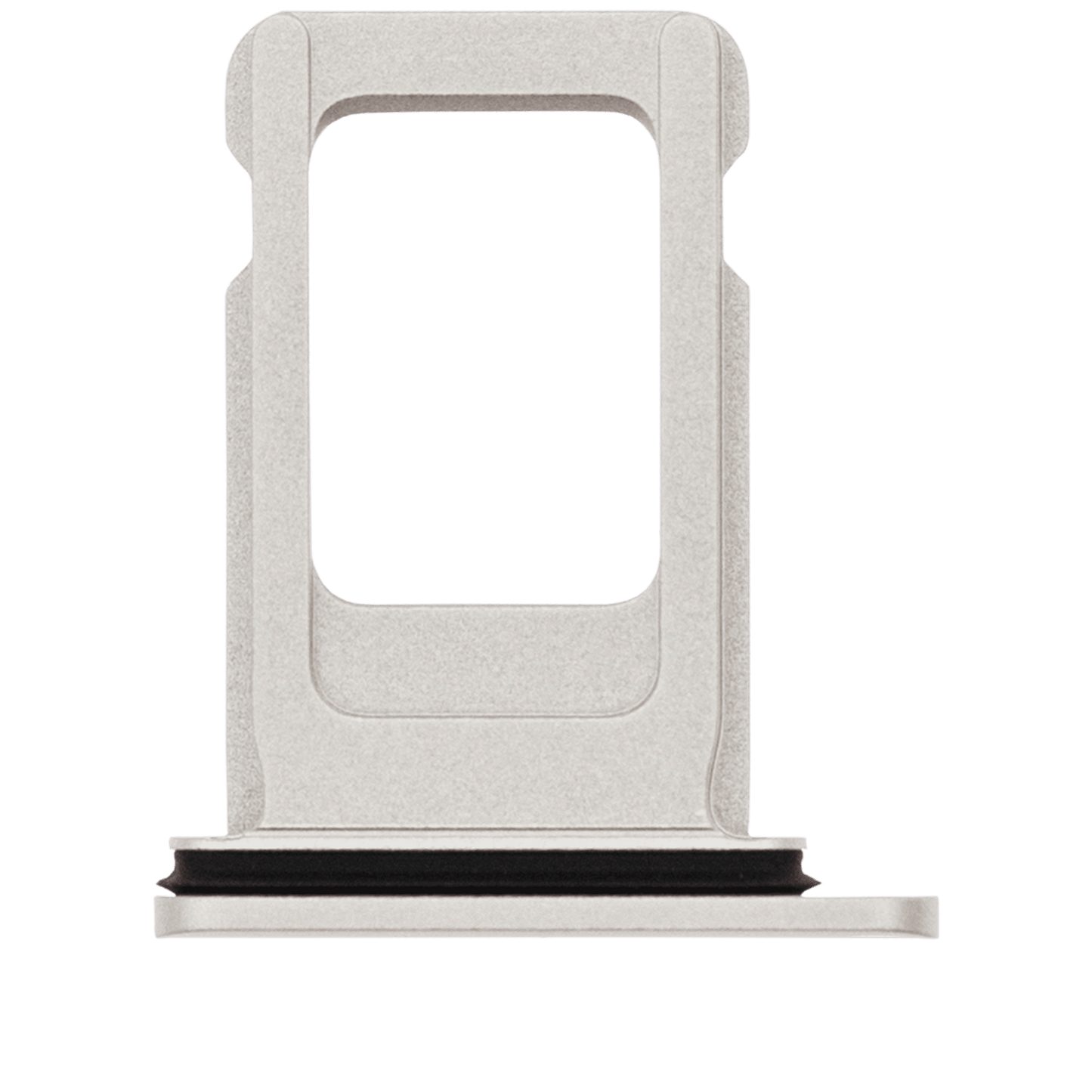 Single Sim Card Tray For iPhone 11 (White)