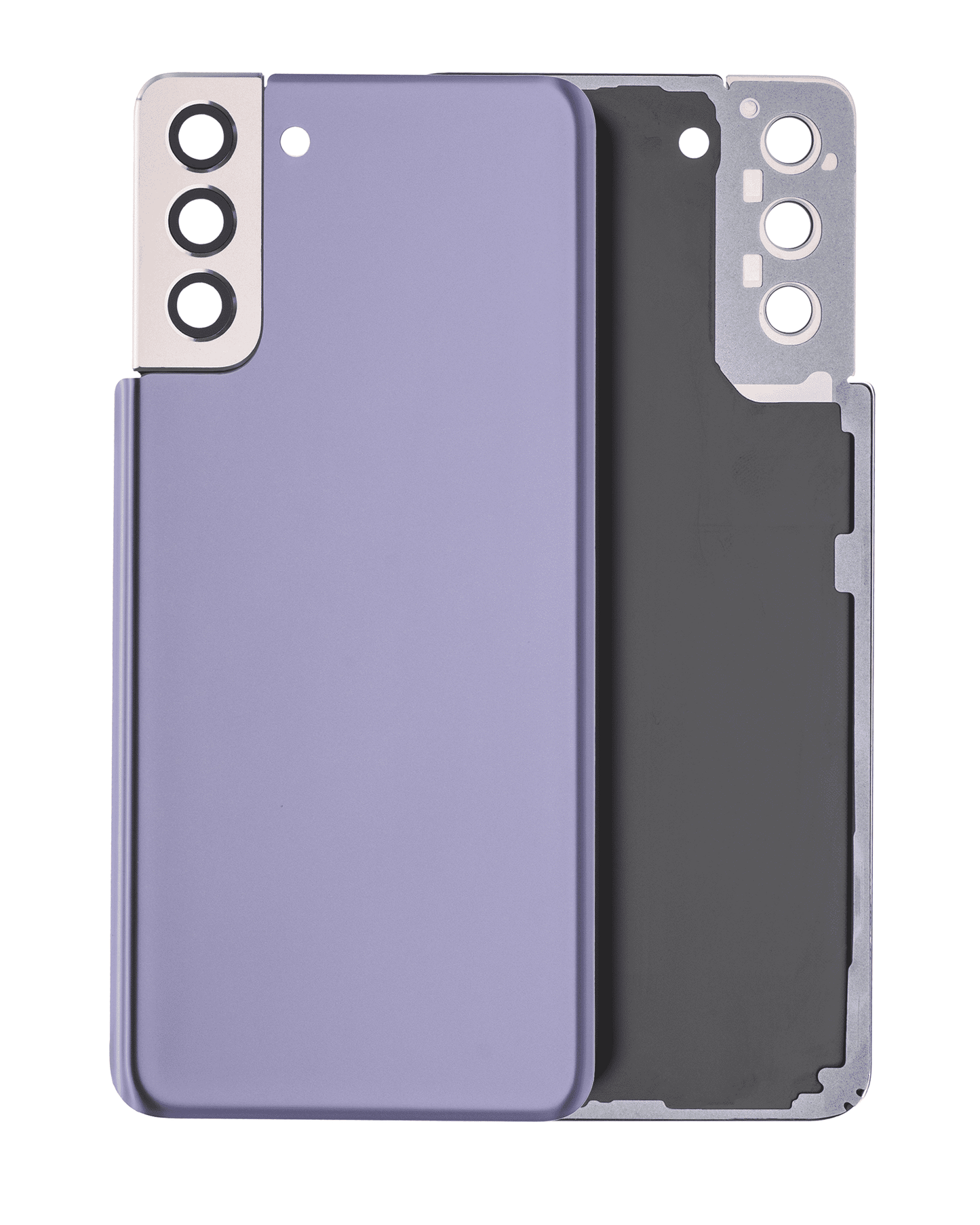 Back Cover Glass With Camera Lens For Samsung Galaxy S21 Plus (Service Pack) (Phantom Violet)