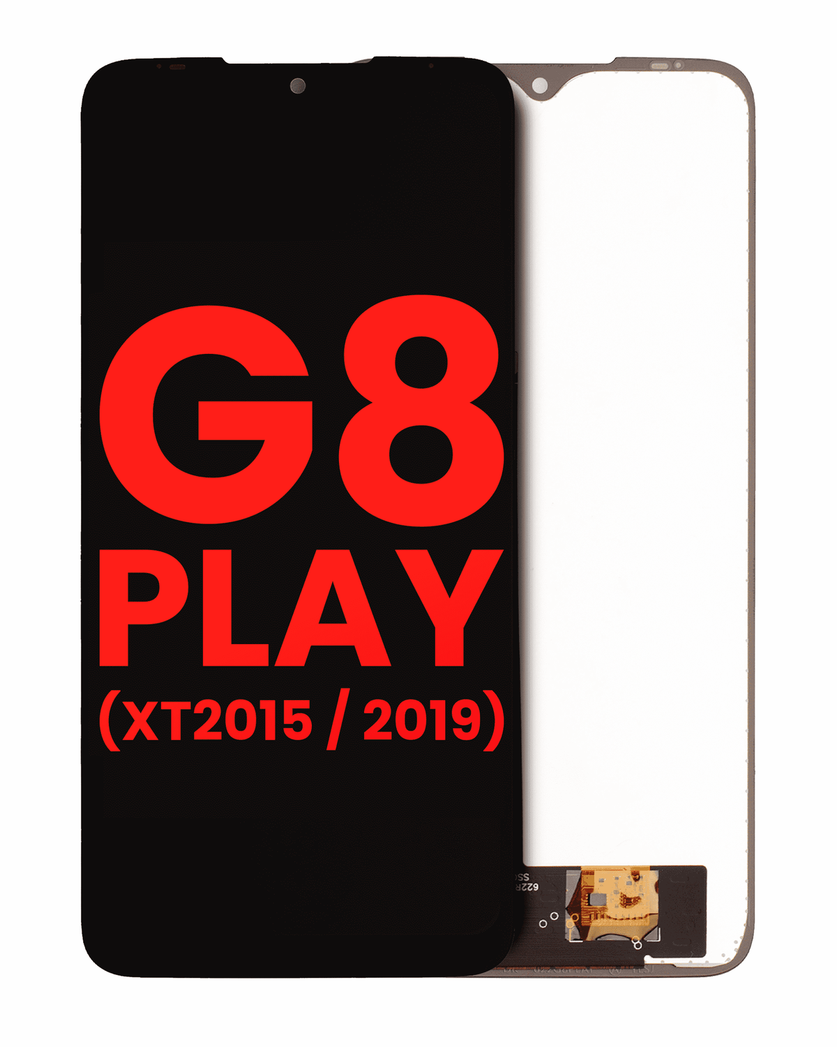 LCD Assembly Without Frame For Motorola Moto G8 Play (XT2015 / 2019) (Aftermarket Plus: Incell) (Black) | compatible mobile phone replacement part | SKU 107085003402 | product image 1