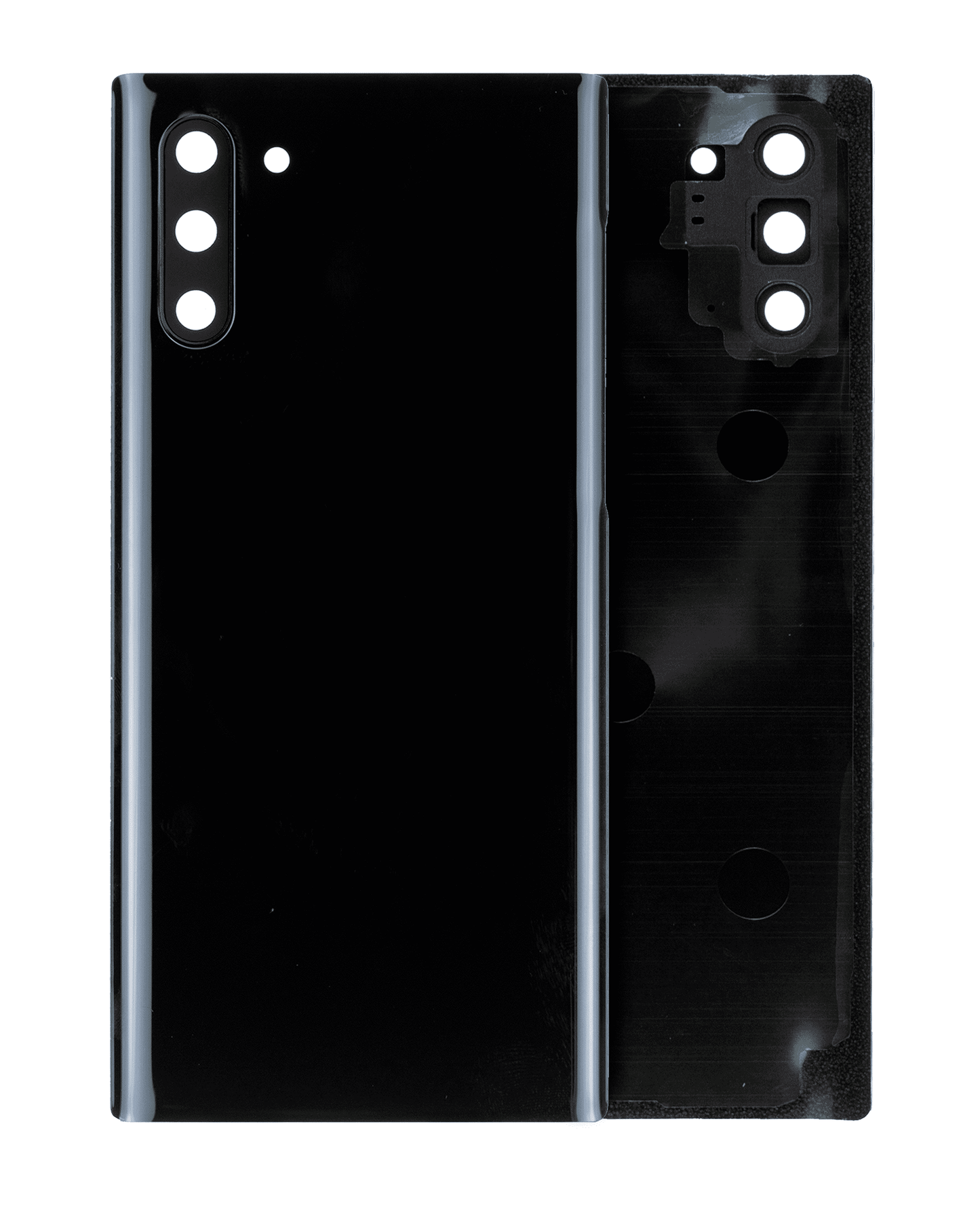 Back Cover Glass With Camera Lens For Samsung Galaxy Note 10 (Service Pack) (Aura Black)