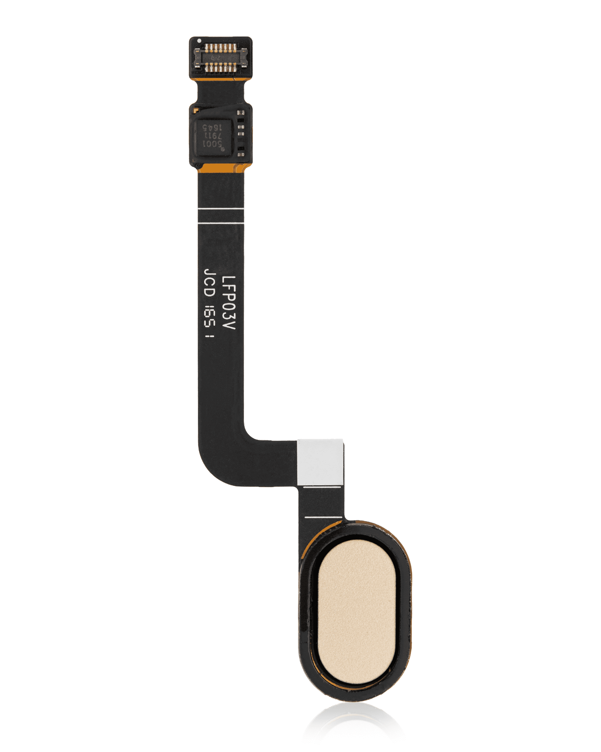 Home Button With Fingerprint Sensor Flex Cable For Motorola Moto G5S (XT1797 / 2017) (Gold) | compatible mobile phone replacement part | SKU 107082016526 | product image 1