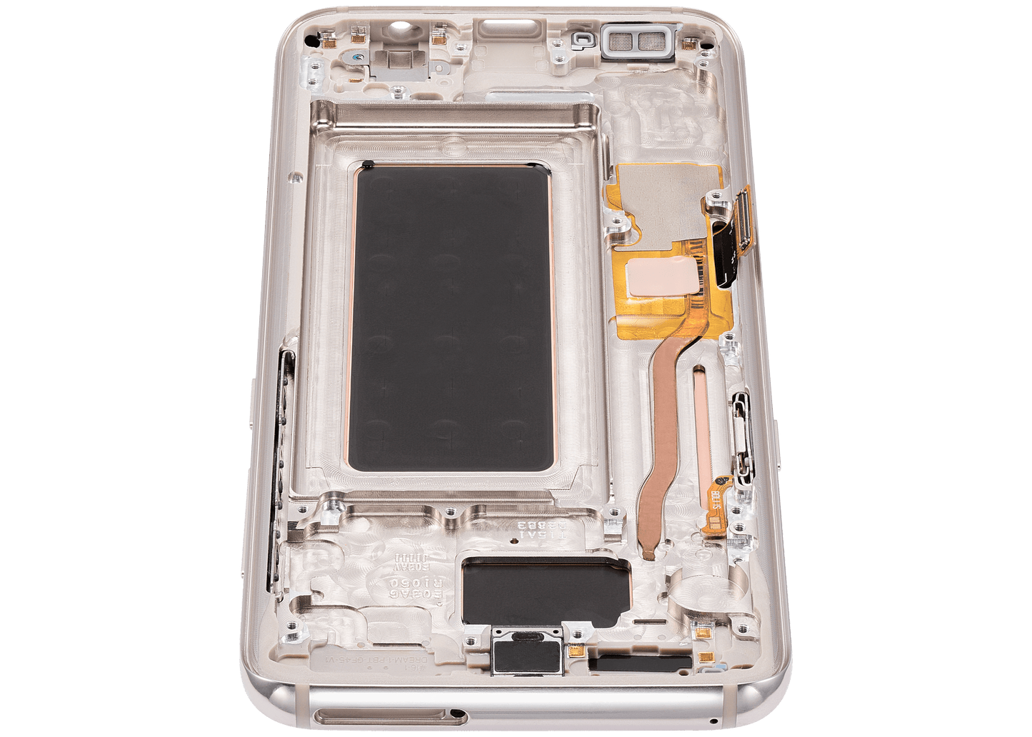 OLED Assembly With Frame For Samsung Galaxy S8 (Refurbished) (Arctic Silver)