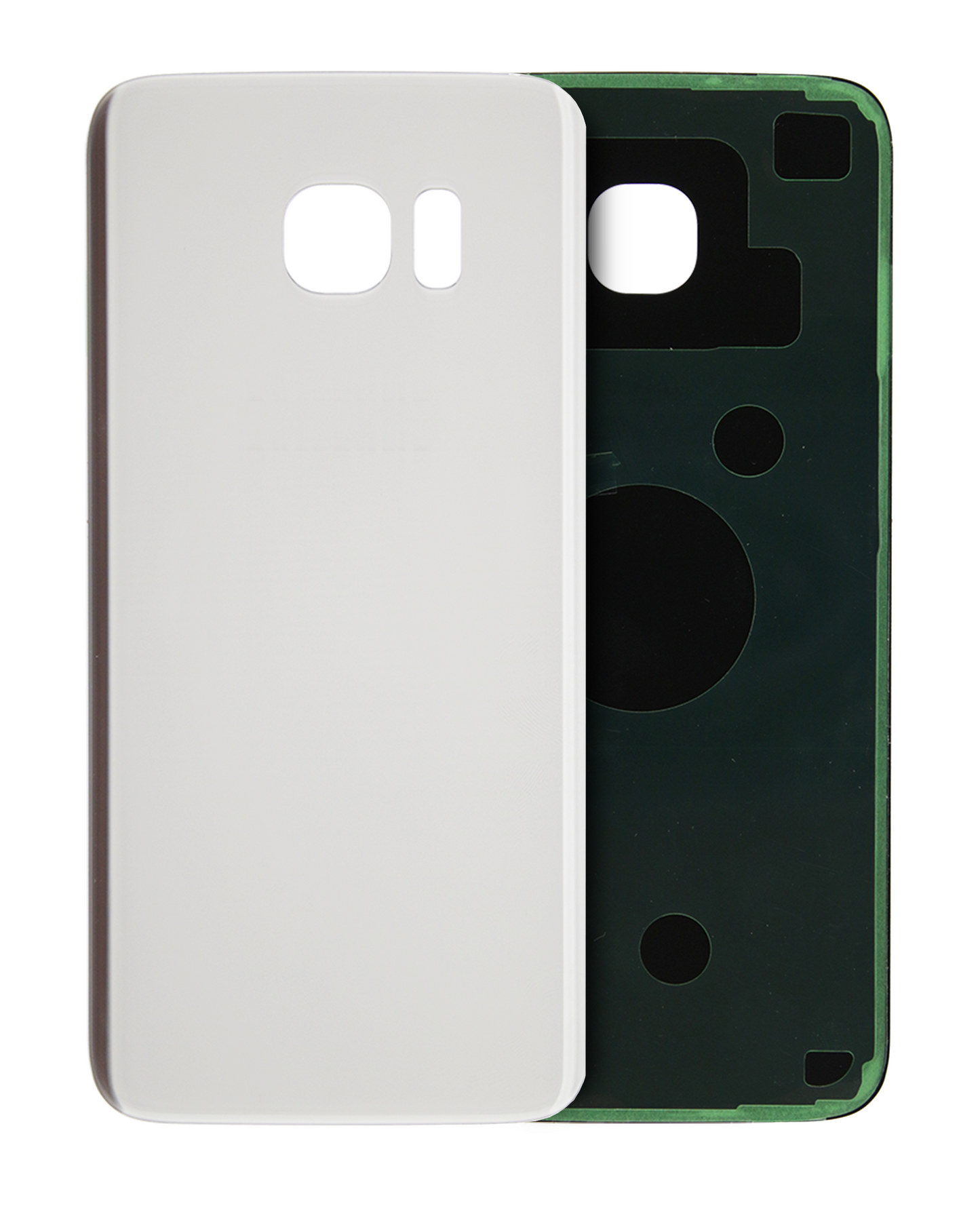 Back Cover Glass For Samsung Galaxy S7 Edge (Used OEM Pull: Grade A) (Silver)