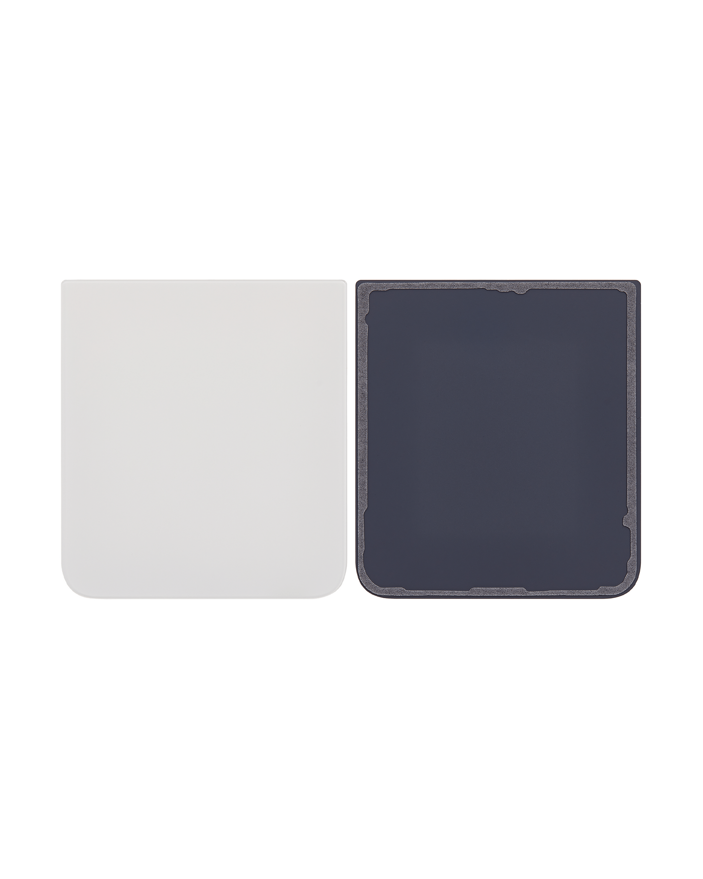 Bottom Back Cover Glass for Samsung Z Flip 5 5G (F731) (Cream) - View 5 | TechDrip Canada