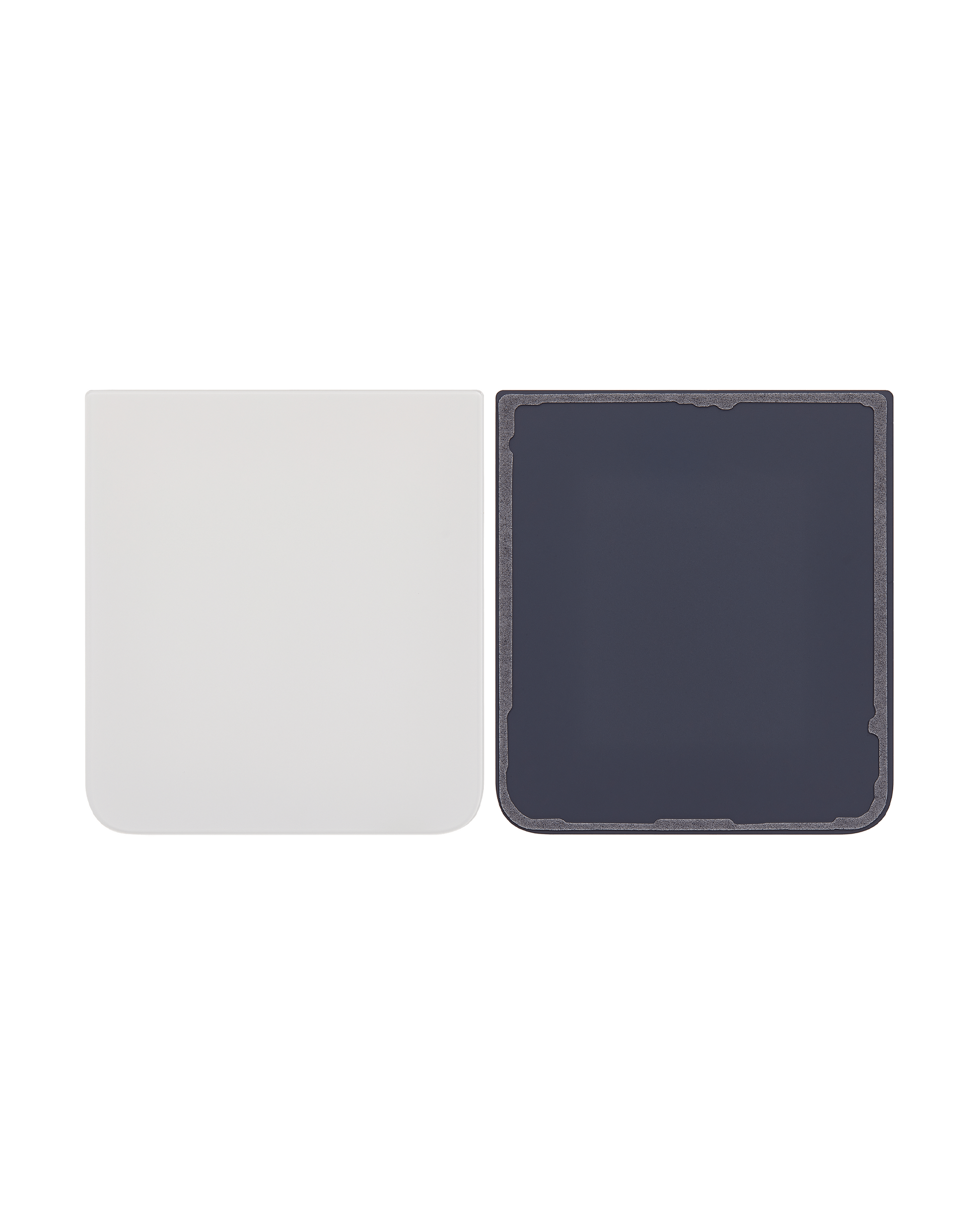 Bottom Back Cover Glass for Samsung Z Flip 5 5G (F731) (Cream) - View 5 | TechDrip Canada