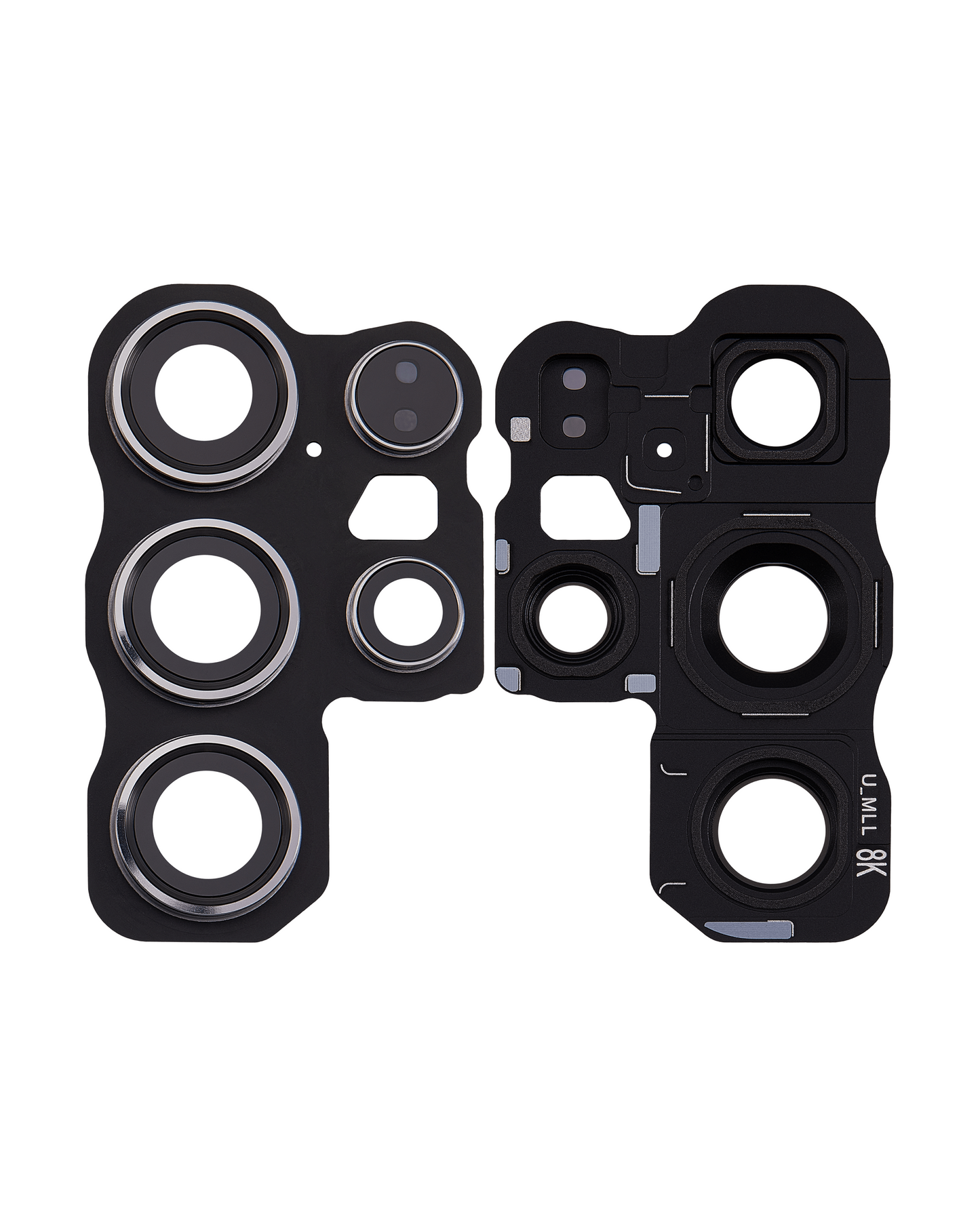 Back Camera Lens With Cover Bezel Ring For Samsung Galaxy S24 Ultra 5G (Titanium Black)