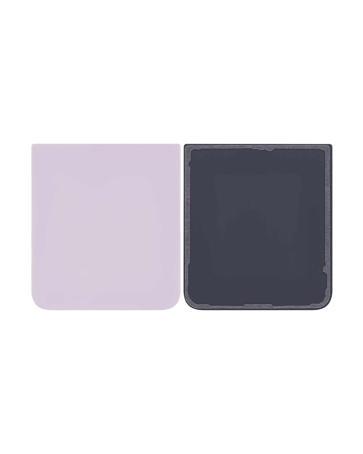 Bottom Back Cover Glass For Samsung Galaxy Z Flip 5 (Service Pack) (Lavender) - View 6 | TechDrip Canada