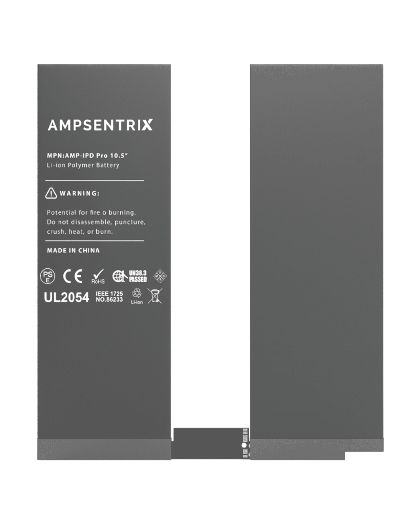 Replacement Battery For iPad Pro 10.5" (AmpSentrix Pro)