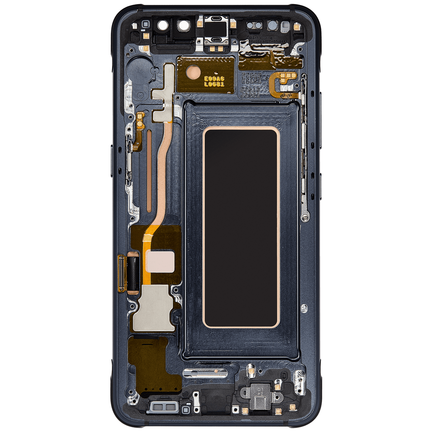OLED Assembly With Frame For Samsung Galaxy S8 Active (Refurbished) (Meteor Gray)