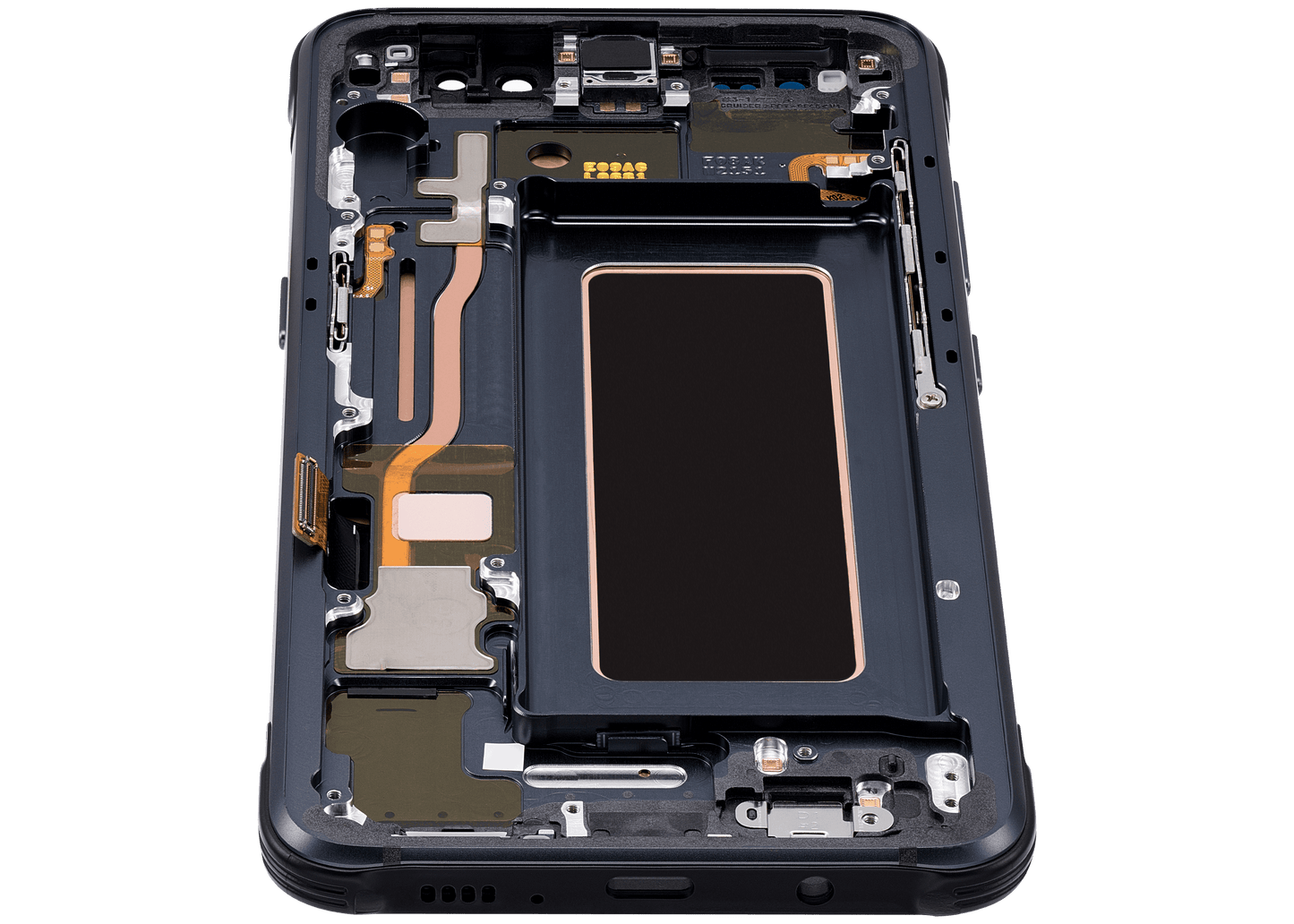 OLED Assembly With Frame For Samsung Galaxy S8 Active (Refurbished) (Meteor Gray)