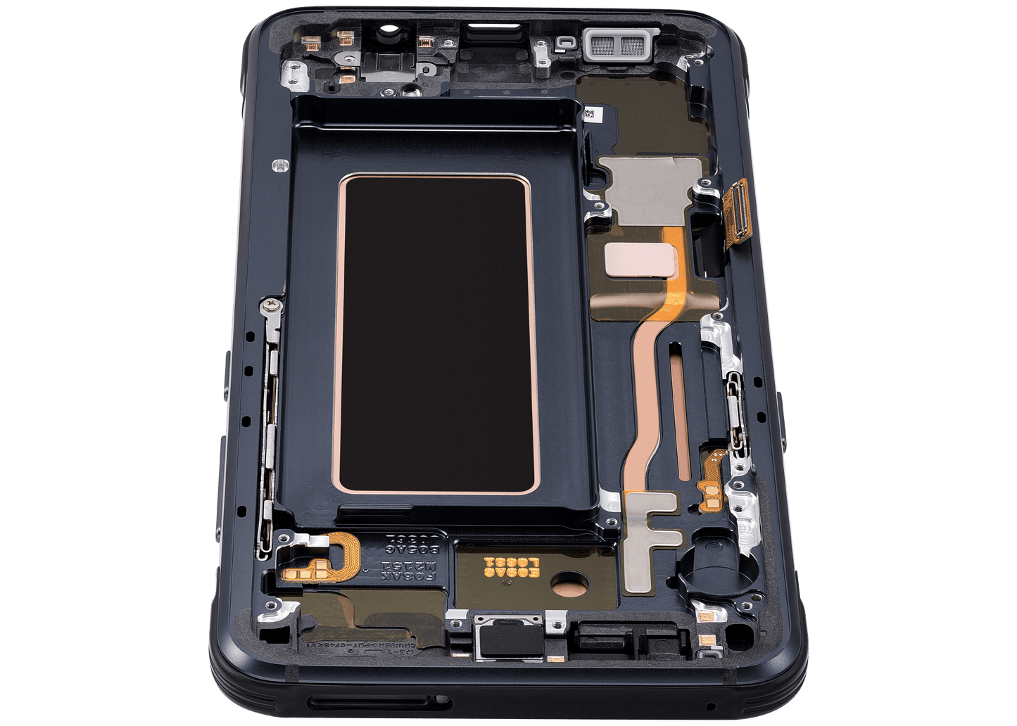 OLED Assembly With Frame For Samsung Galaxy S8 Active (Refurbished) (Meteor Gray)