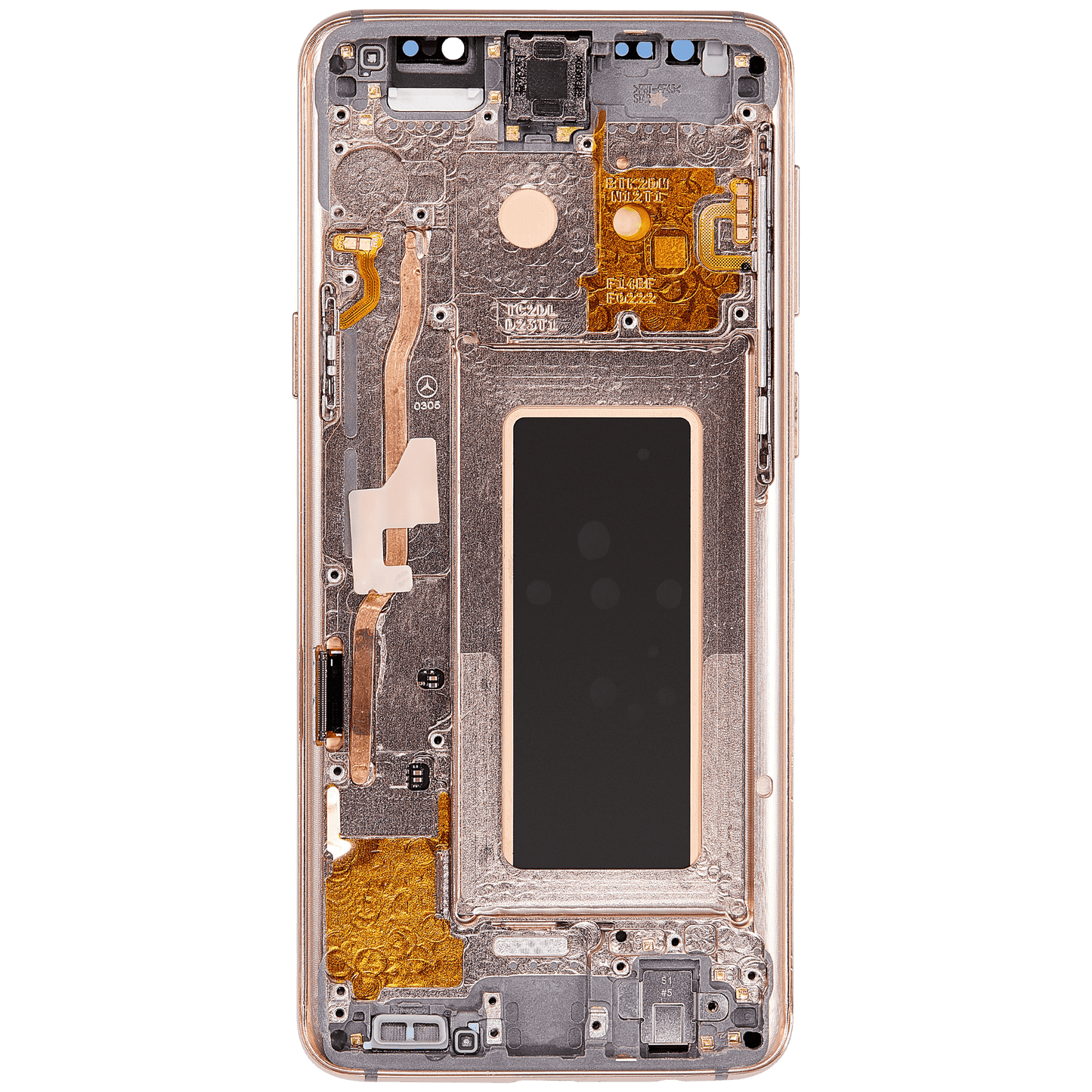 OLED Assembly With Frame For Samsung Galaxy S9 (Refurbished) (Sunrise Gold)