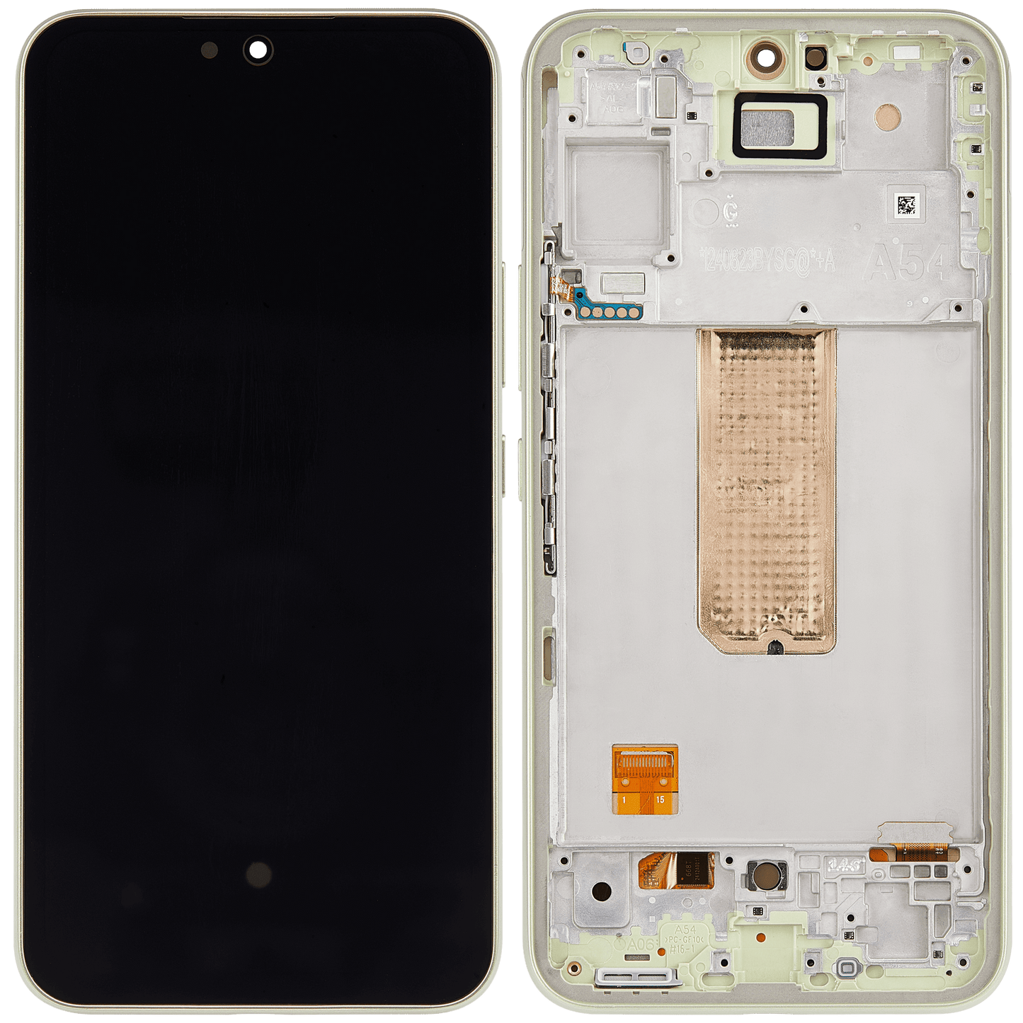 OLED Assembly With Frame For Samsung Galaxy A54 5G replacement part - cell phone parts canada