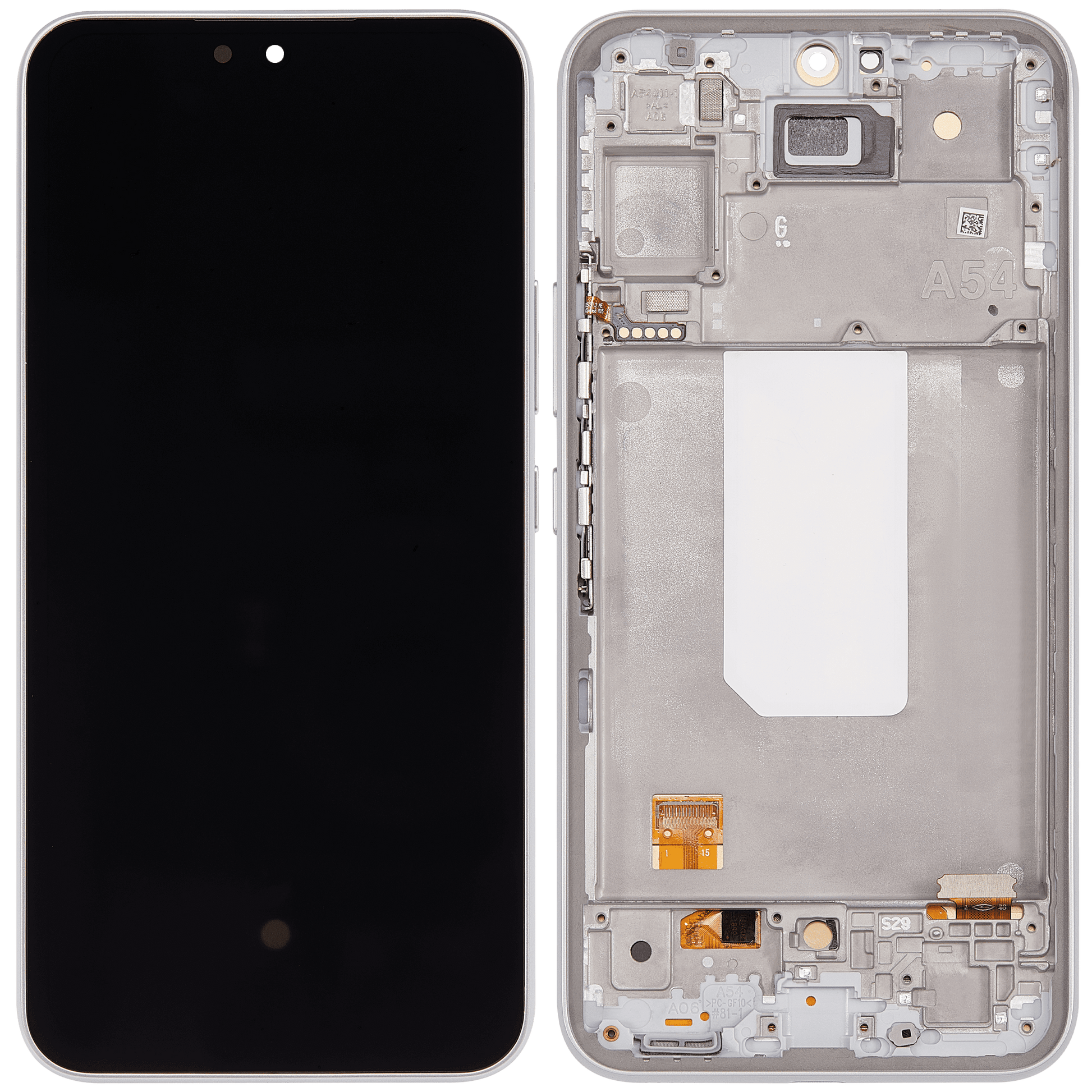 OLED Assembly With Frame For Samsung Galaxy A54 5G replacement part - cell phone parts canada