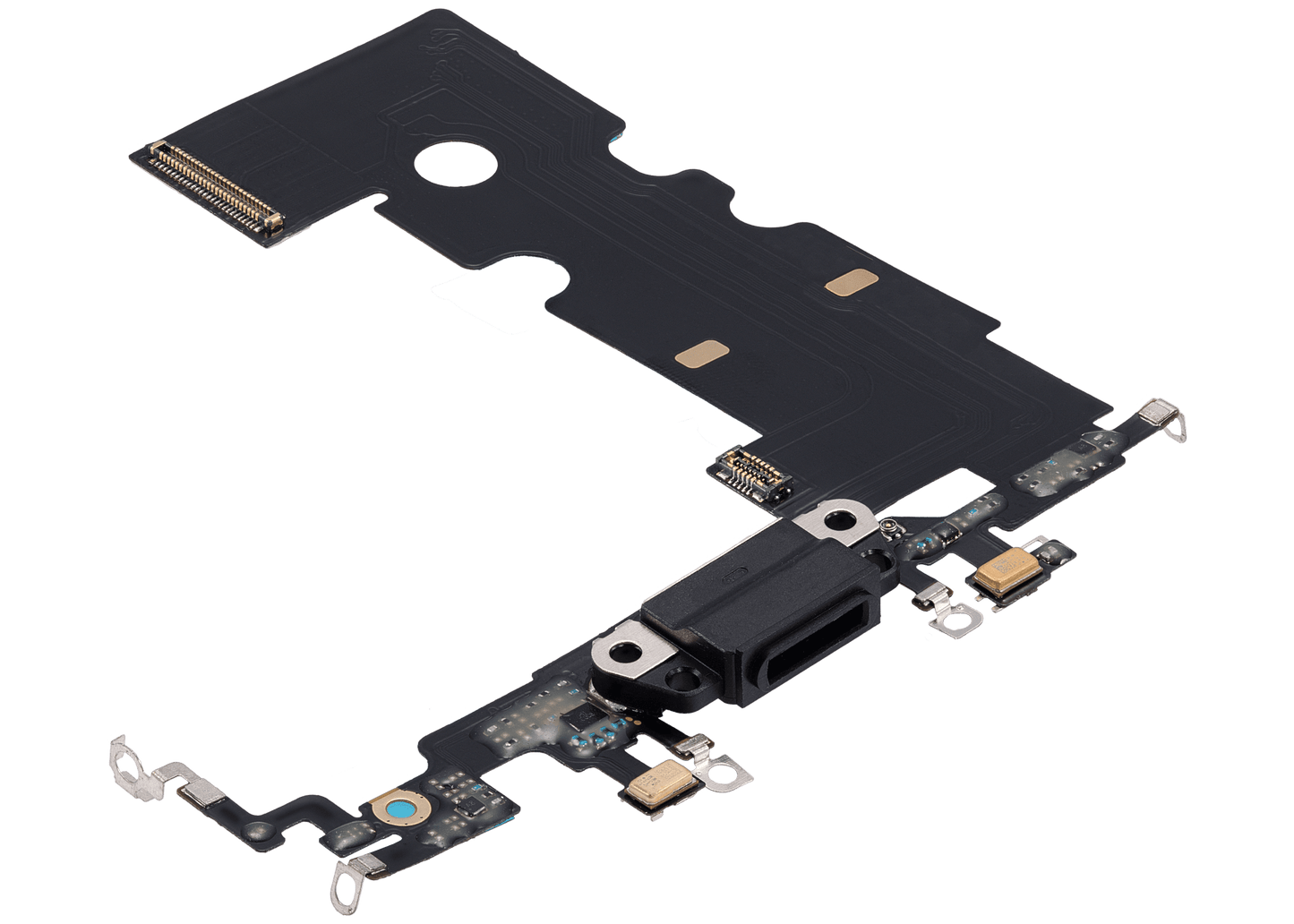 Charging Port Flex Cable For iPhone SE (2020) (Aftermarket Plus) (Space Gray)