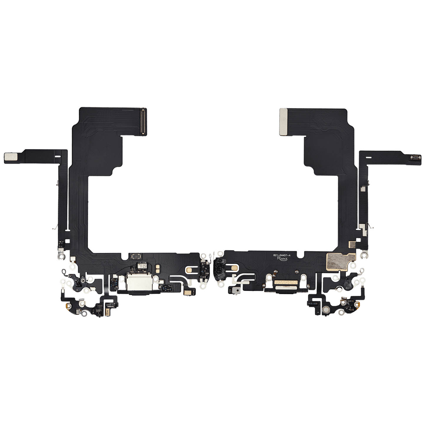 Charging Port Flex Cable For iPhone 15 Pro (Aftermarket Plus) (Black Titanium)