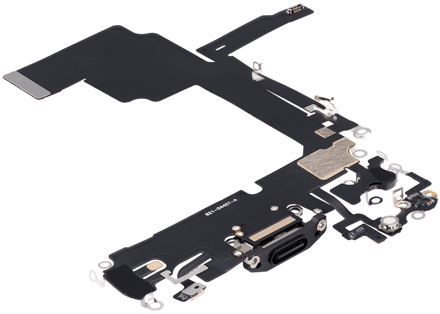 Charging Port Flex Cable For iPhone 15 Pro (Aftermarket Plus) (Black Titanium)