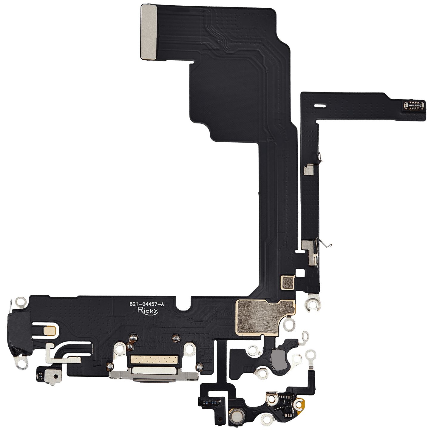 Charging Port Flex Cable For iPhone 15 Pro (Aftermarket Plus) (White Titanium)