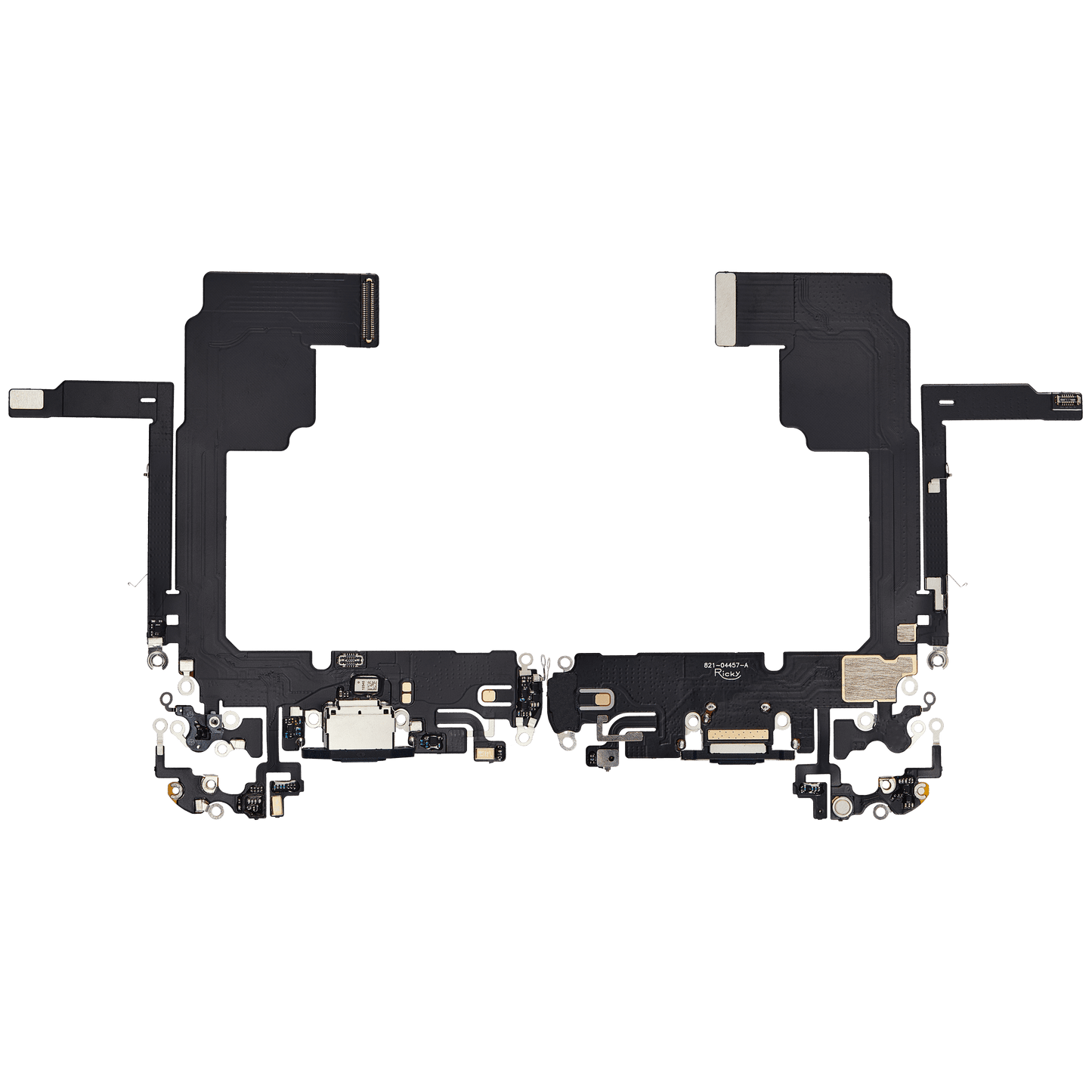 Charging Port Flex Cable For iPhone 15 Pro (Aftermarket Plus) (Blue Titanium)