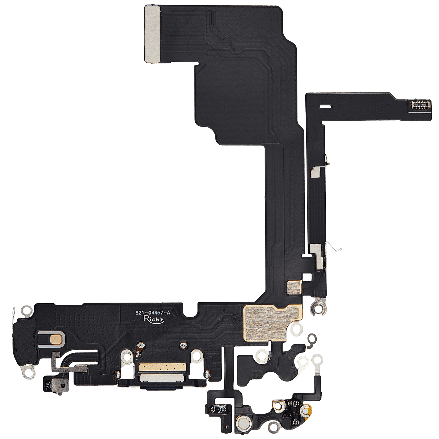 Charging Port Flex Cable For iPhone 15 Pro (Aftermarket Plus) (Blue Titanium)