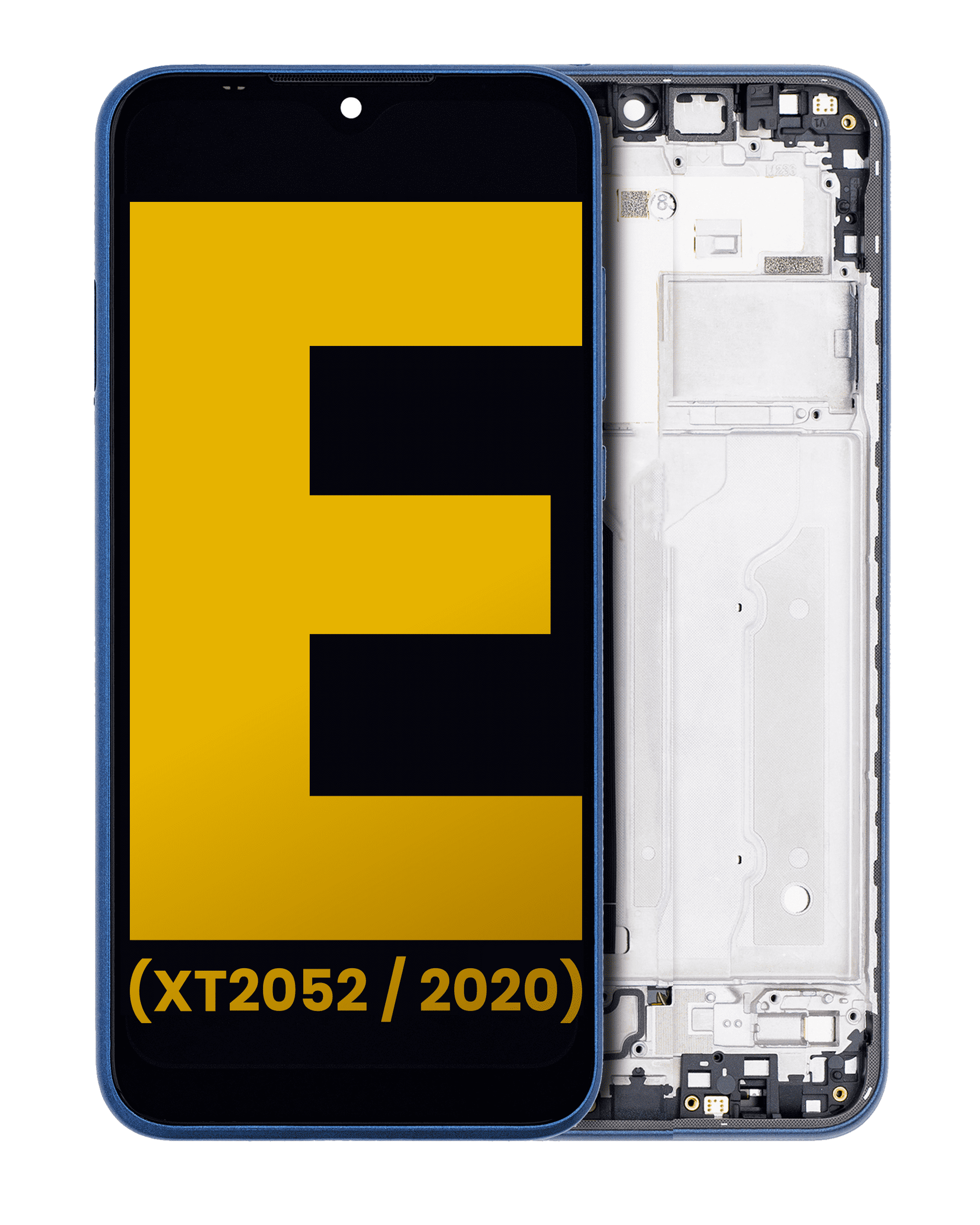 LCD Assembly With Frame For Motorola Moto E (XT2052 / 2020) (Refurbished) (Midnight Blue) - image 1