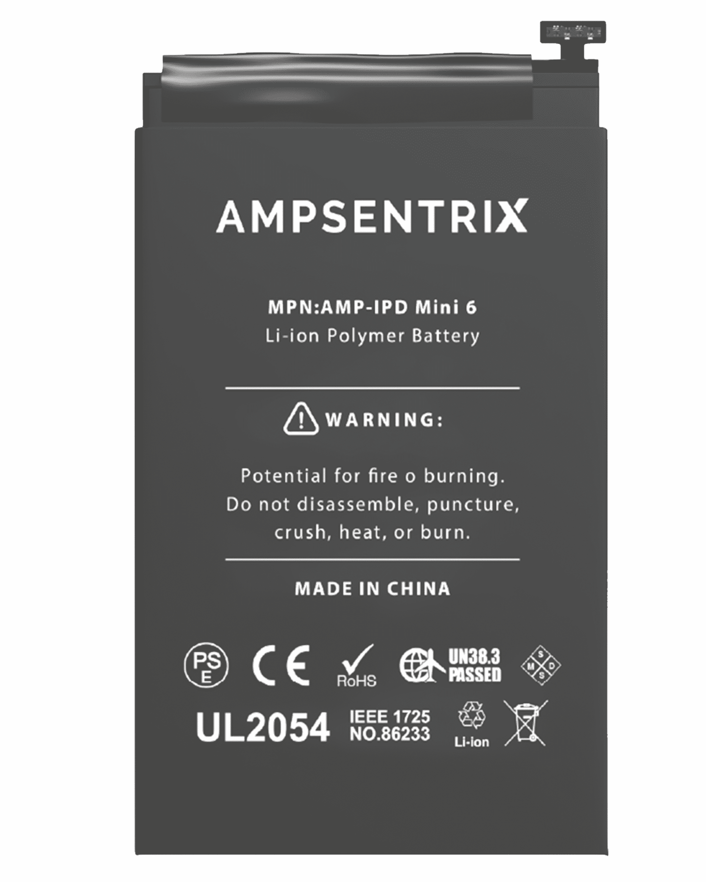 Replacement Battery For iPad Mini 6 / iPad Mini 7 (AmpSentrix Pro)