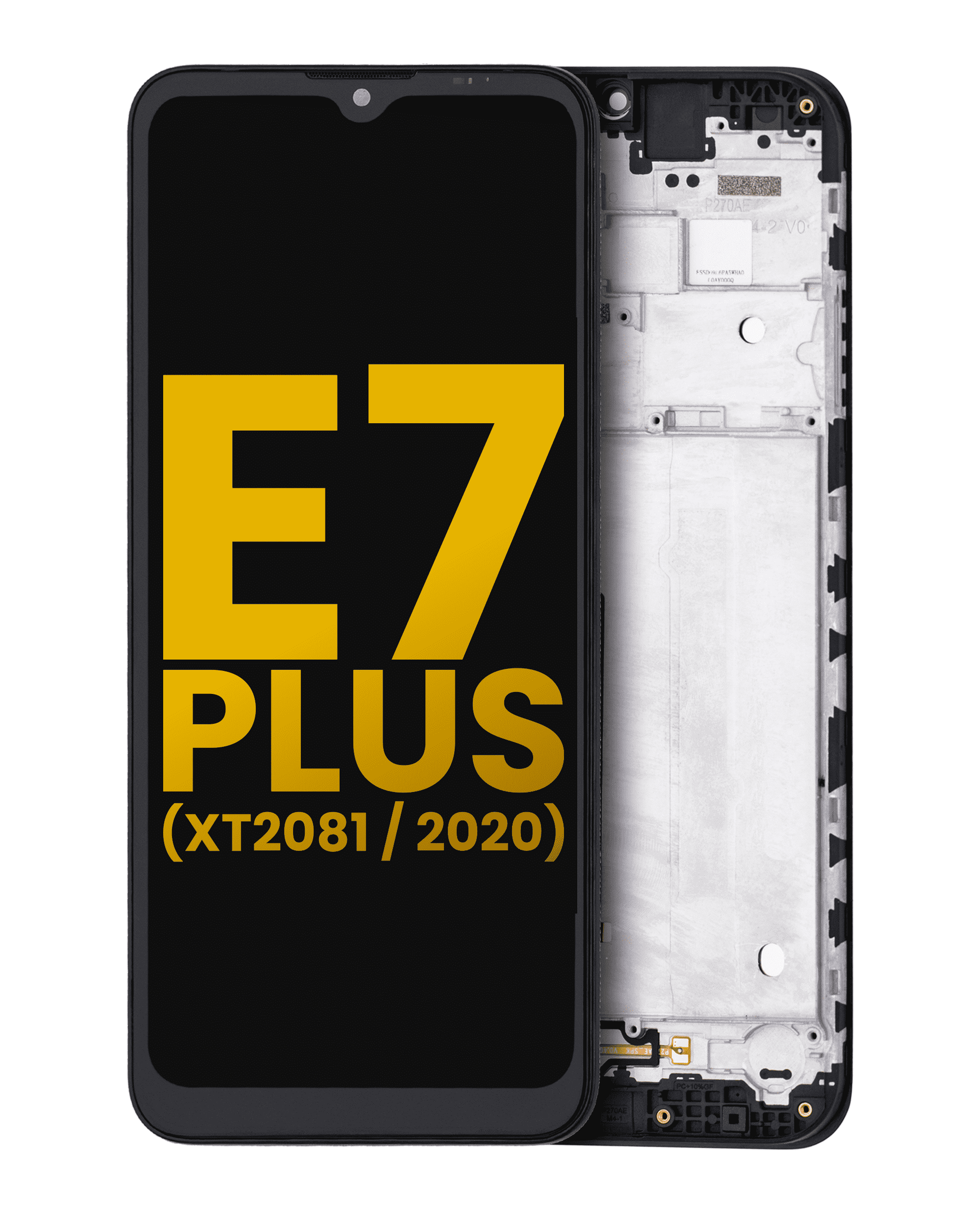 LCD Assembly With Frame For Motorola Moto E7 Plus (XT2081 / 2020) (Refurbished) (All Colors) - image 1