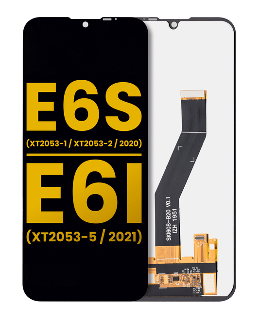 LCD Assembly Without Frame for Moto E6i (XT2053-5 / 2021) - Motorola screen replacement part, SKU 107082089201, product image 1