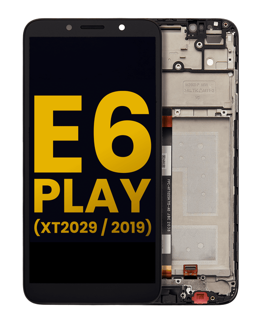 LCD Assembly With Frame for Moto E6 Play (XT2029 / 2019) - Motorola screen replacement part, SKU 107082082401, product image 1