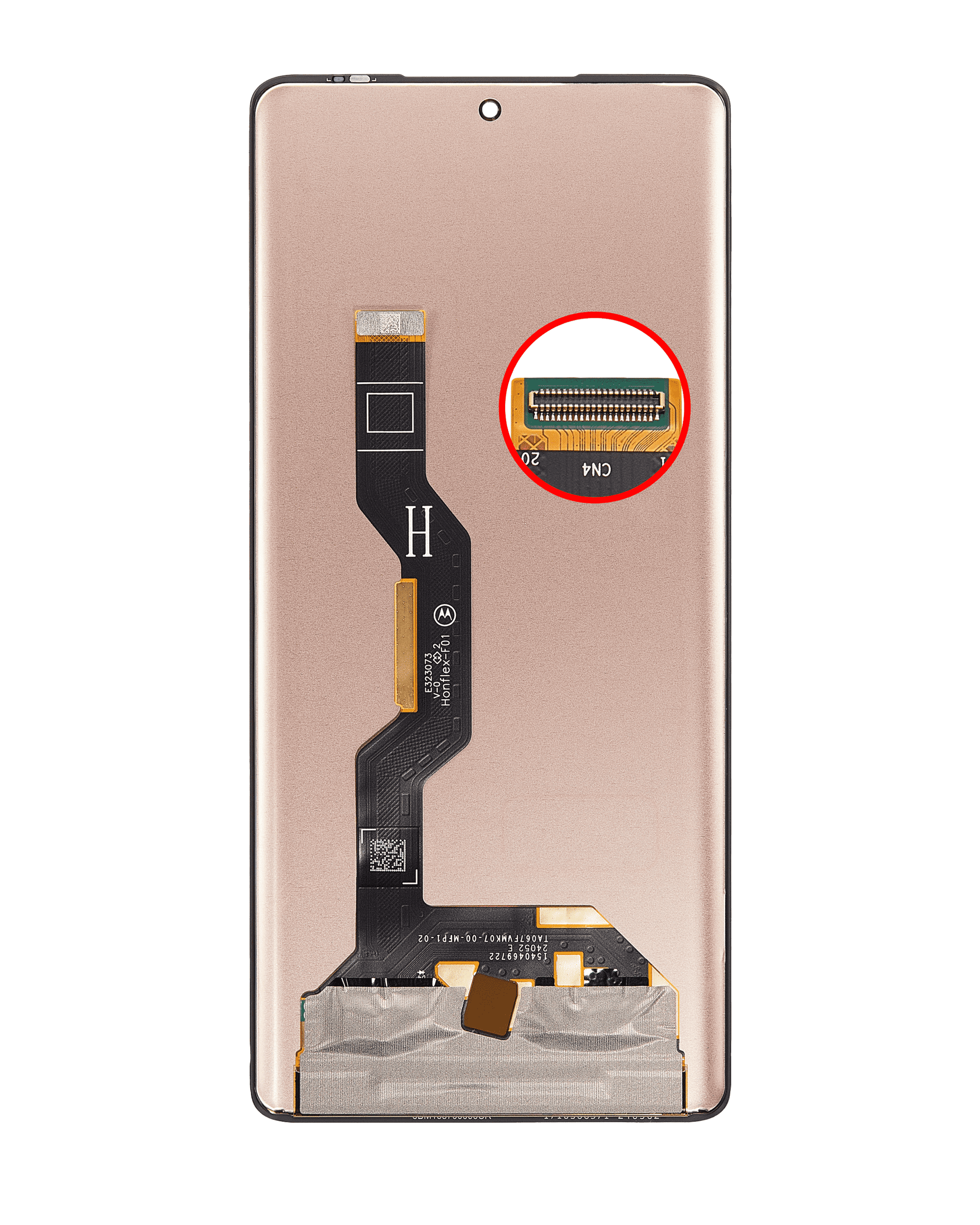 OLED Assembly Without Frame For Motorola Moto Edge 50 Fusion 5G (XT2429 / 2024) / G85 (XT2427-3/2024) / S50 Neo replacement part SKU 107082006688 image 3