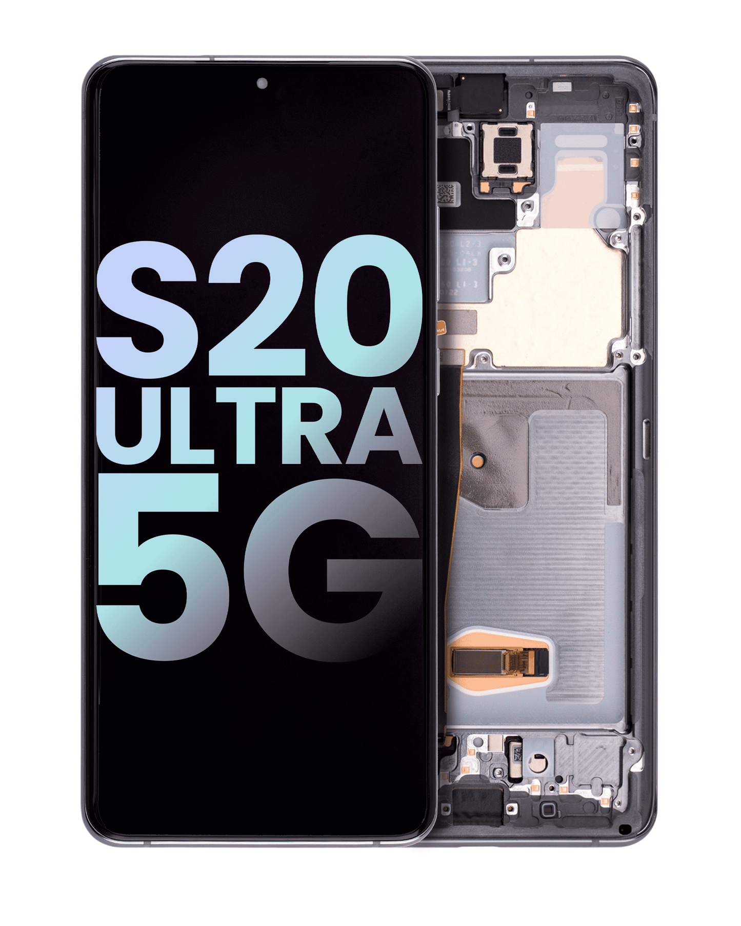 OLED Assembly With Frame For Samsung Galaxy S20 Ultra 5G (Service Pack) (Cosmic Gray)