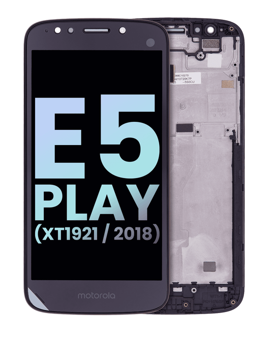 LCD Assembly With Frame for Moto E5 Play Go (XT1921 / 2018) - Motorola screen replacement part, SKU 107081017020, product image 1