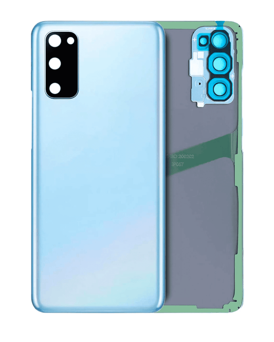 Back Cover Glass With Camera Lens For Samsung Galaxy S20 (Service Pack) (Cloud Blue)