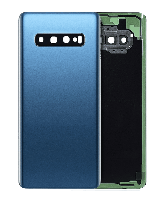 Back cover Glass With Camera Lens For Samsung Galaxy S10 Plus (Service Pack) (Prism Blue)