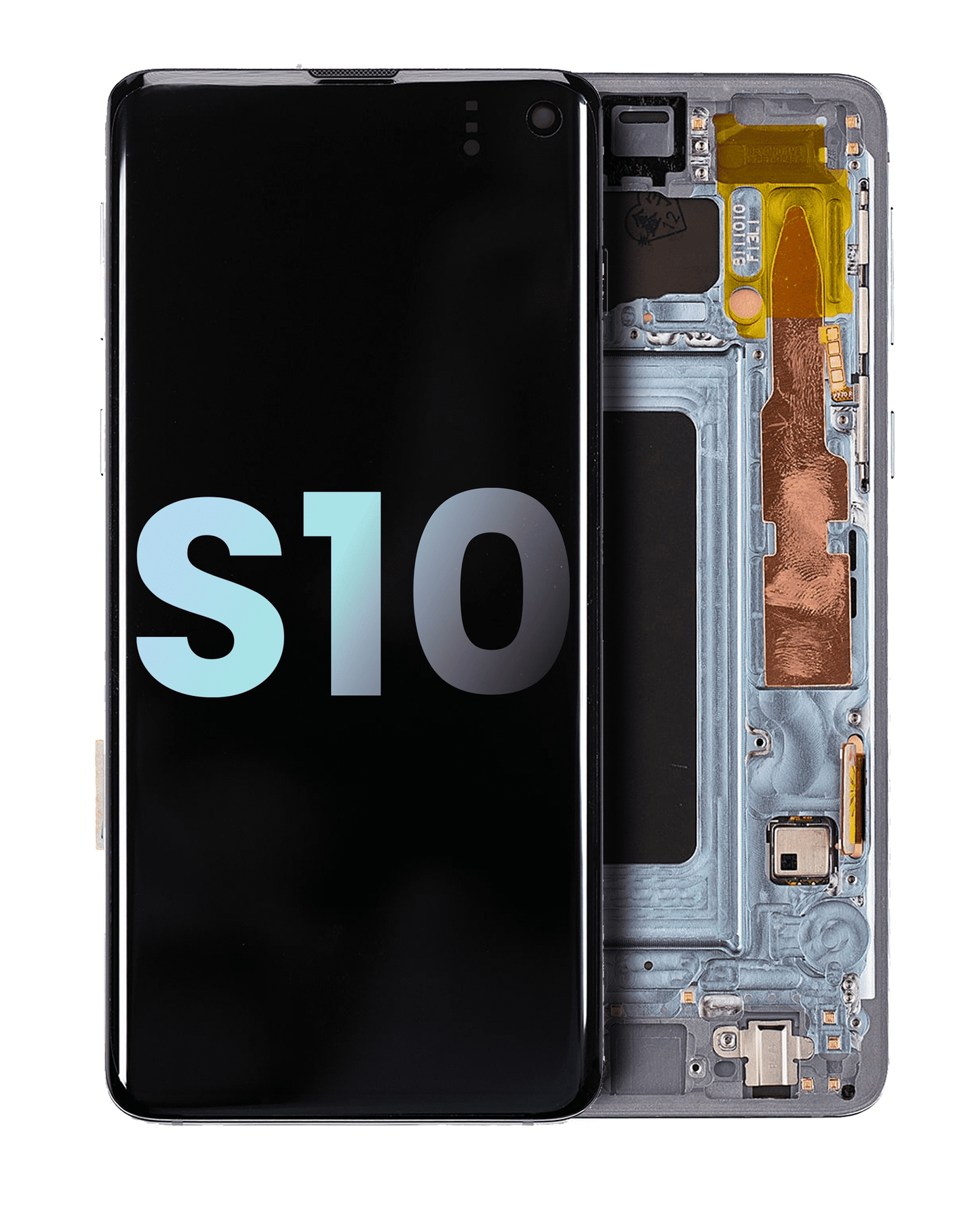 OLED Assembly With Frame For Samsung Galaxy S10 (Service Pack) (Prism Blue)