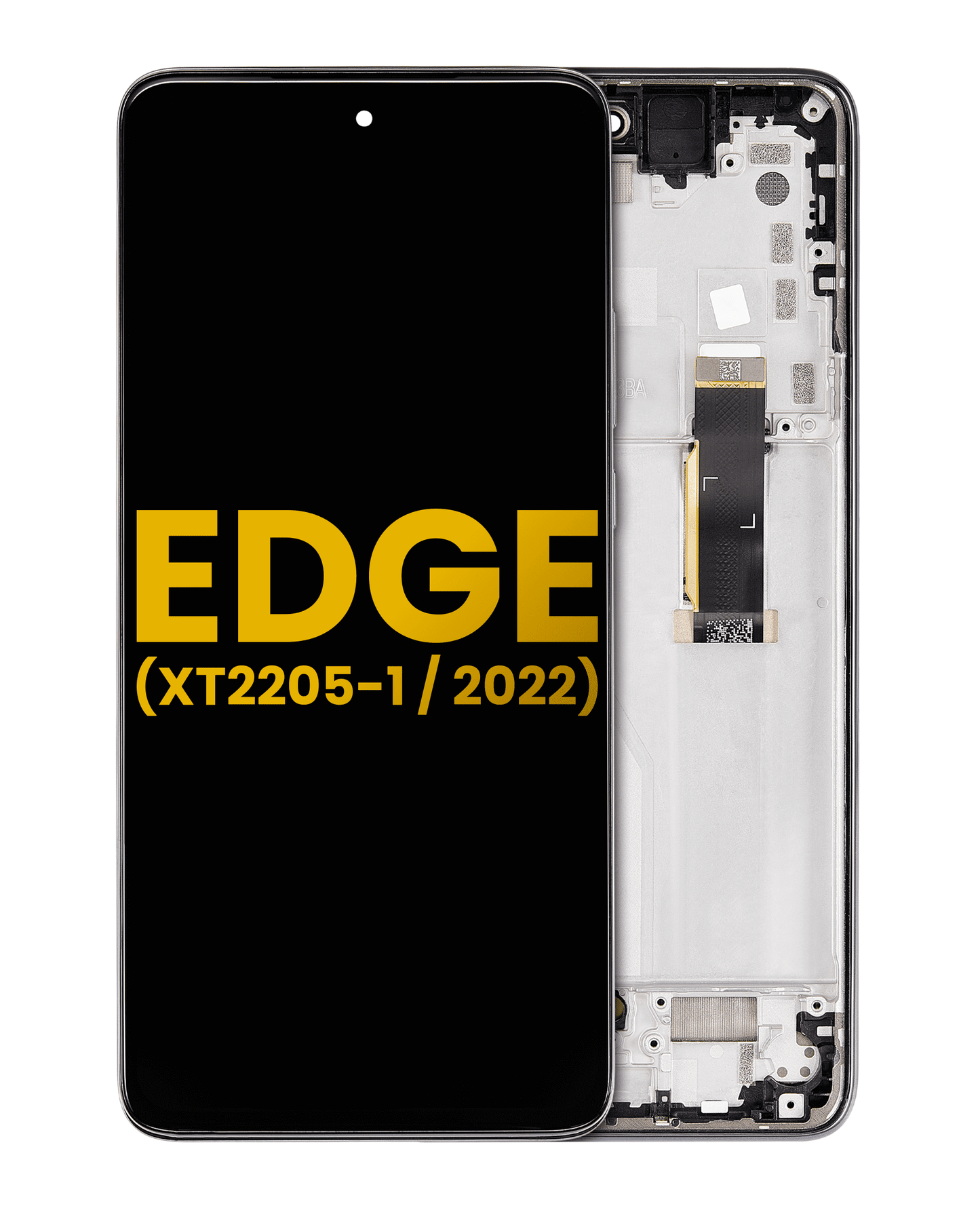 OLED Assembly With Frame For Motorola Moto Edge (XT2205-1 / 2022) (Refurbished) (Gray) | SKU 107082138502 | image 1