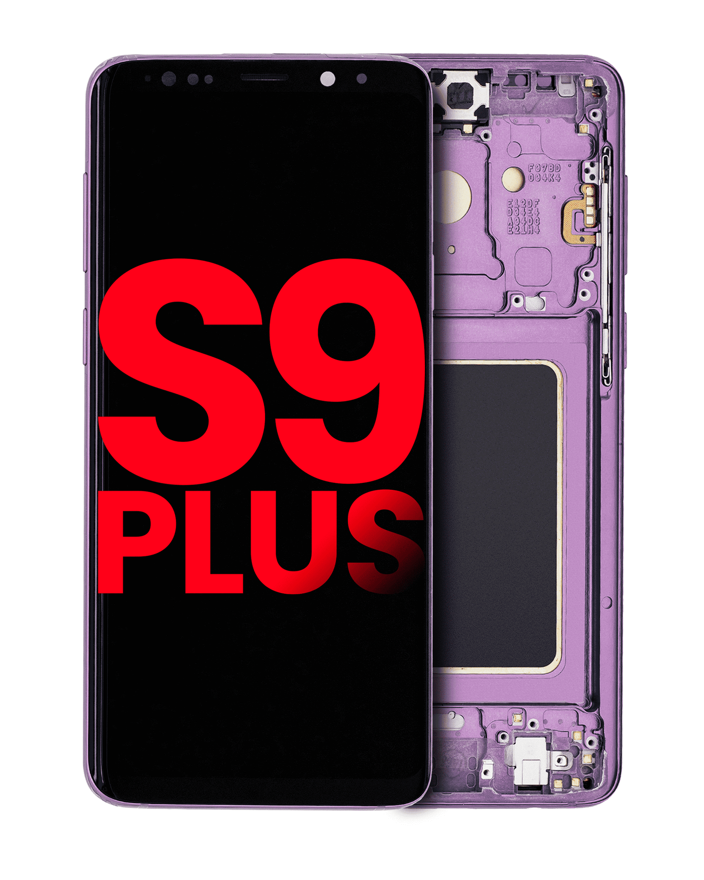 OLED Assembly With Frame For Samsung Galaxy S9 Plus (Aftermarket Plus) (Lilac Purple)