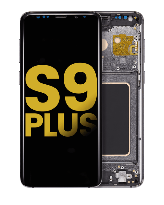 OLED Assembly With Frame For Samsung Galaxy S9 Plus (Refurbished) (Titanium Gray)