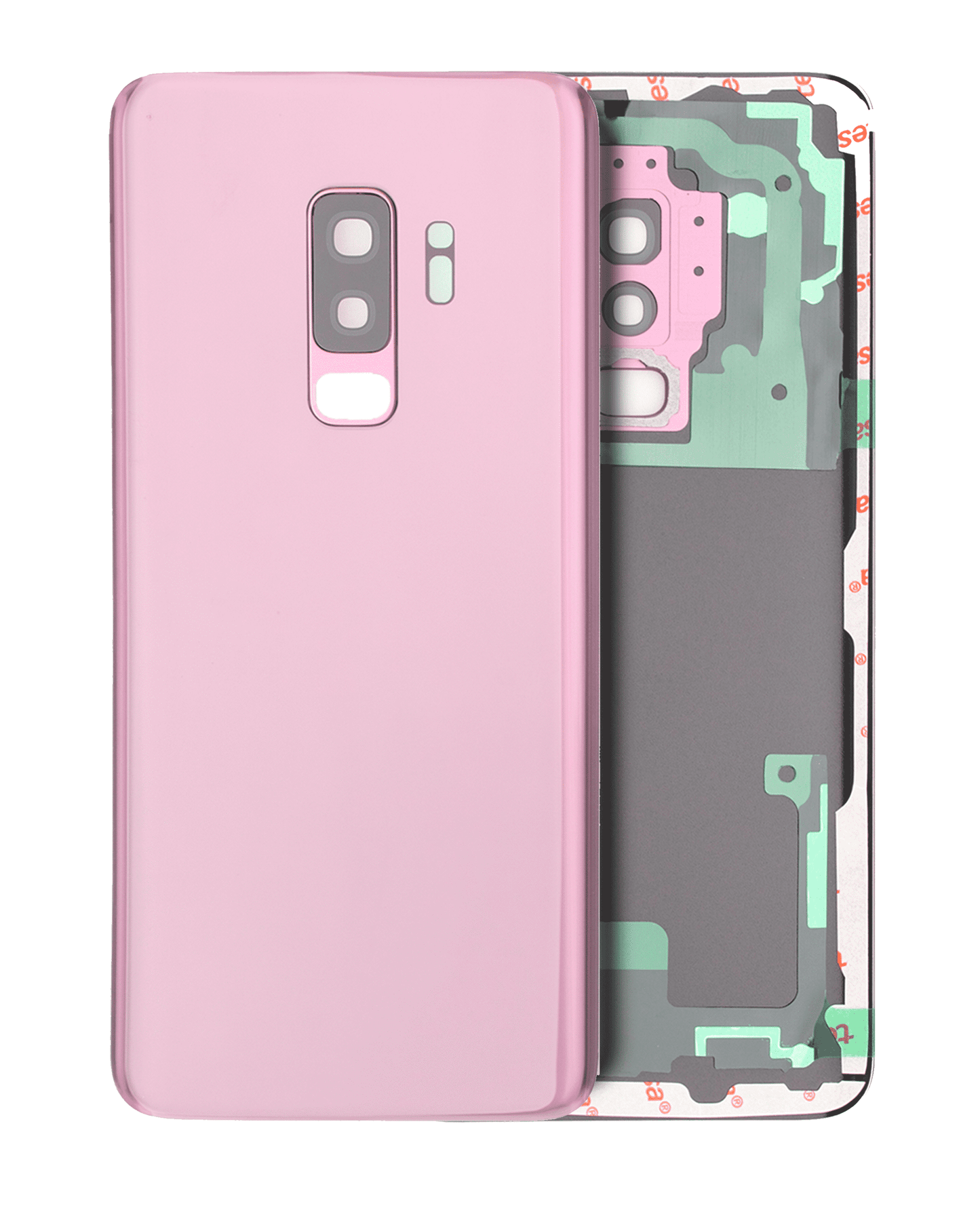 Back Cover Glass With Camera Lens For Samsung Galaxy S9 Plus (No Logo) (Aftermarket Plus) (Lilac Purple)
