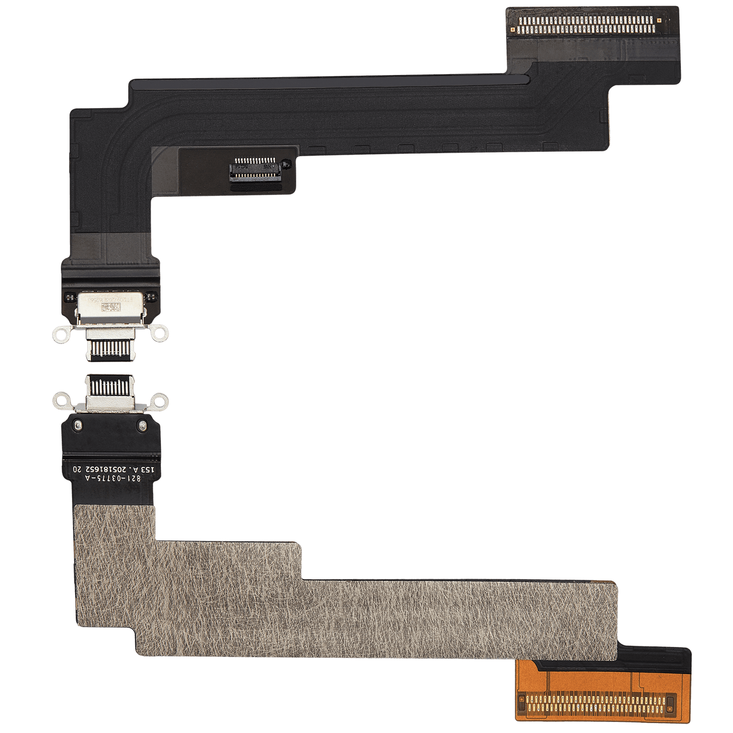 Charging Port Flex Cable For iPad Air 5 (WiFi Only) (Used OEM Pull: Grade A) (Space Gray)