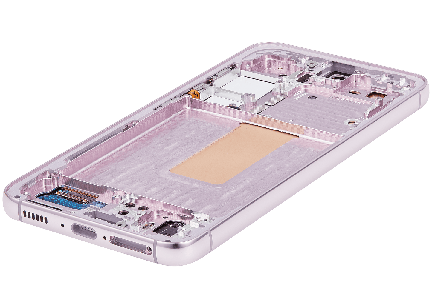 OLED Assembly With Frame For Samsung Galaxy S23 5G (US & International) (Refurbished) (Pink / Lavender)
