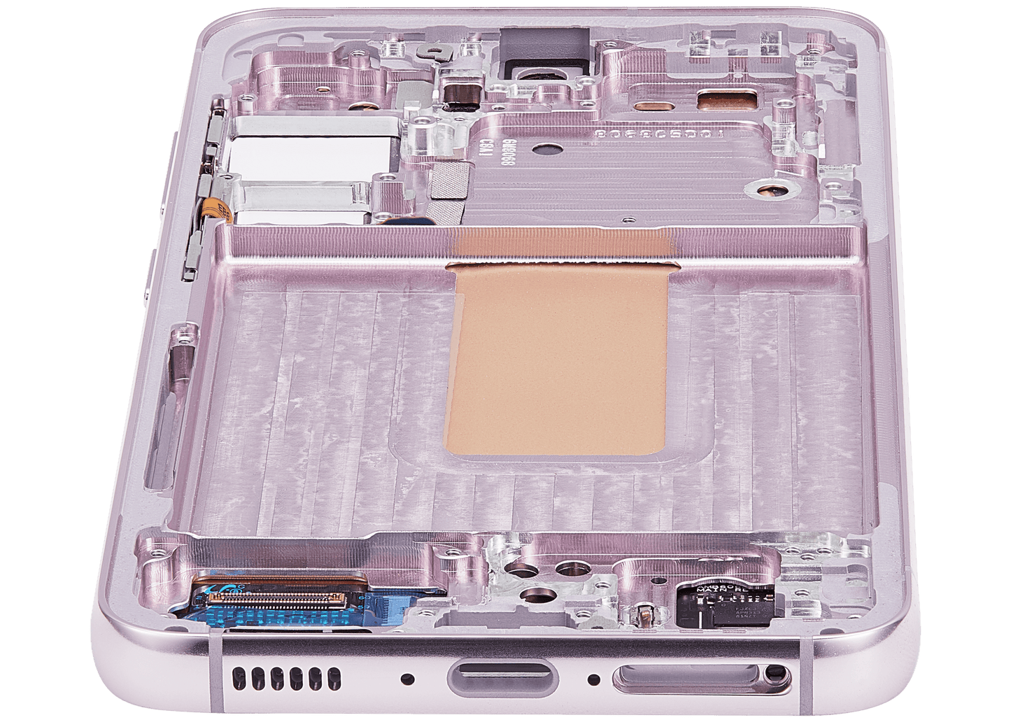 OLED Assembly With Frame For Samsung Galaxy S23 5G (US & International) (Refurbished) (Pink / Lavender)