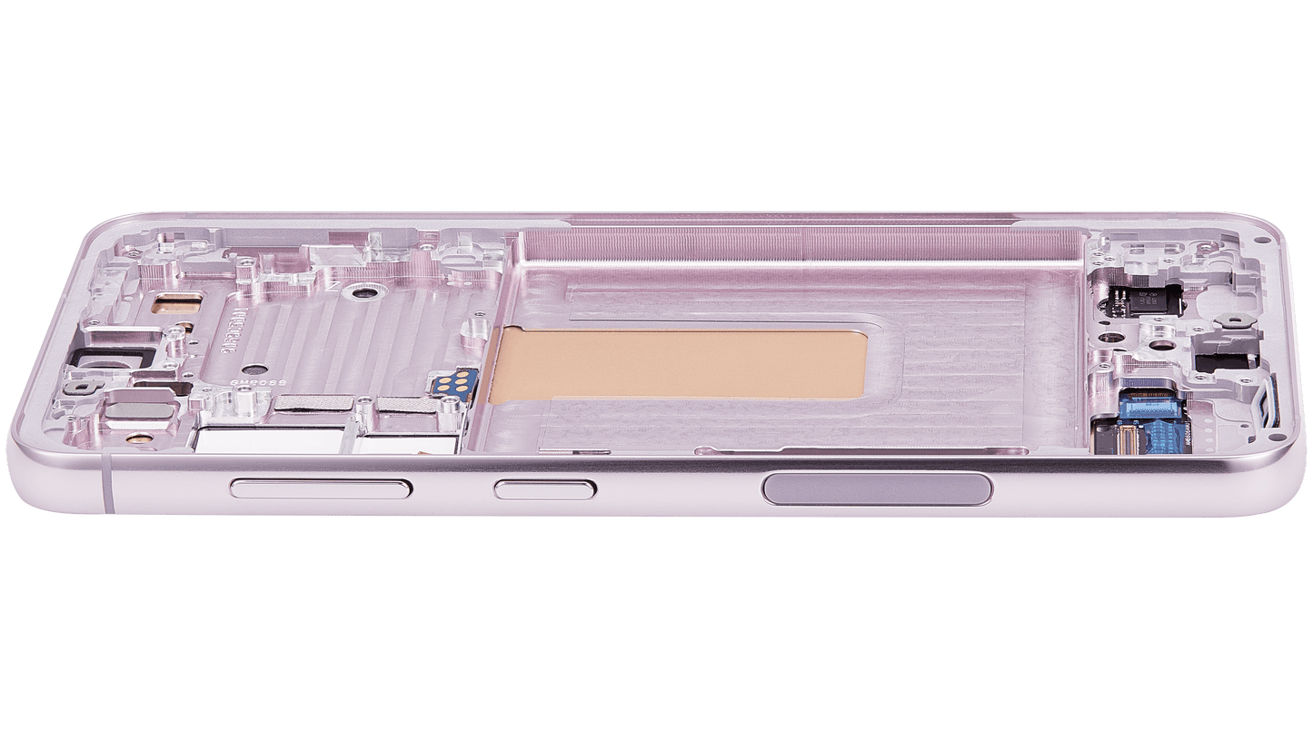 OLED Assembly With Frame For Samsung Galaxy S23 5G (US & International) (Refurbished) (Pink / Lavender)