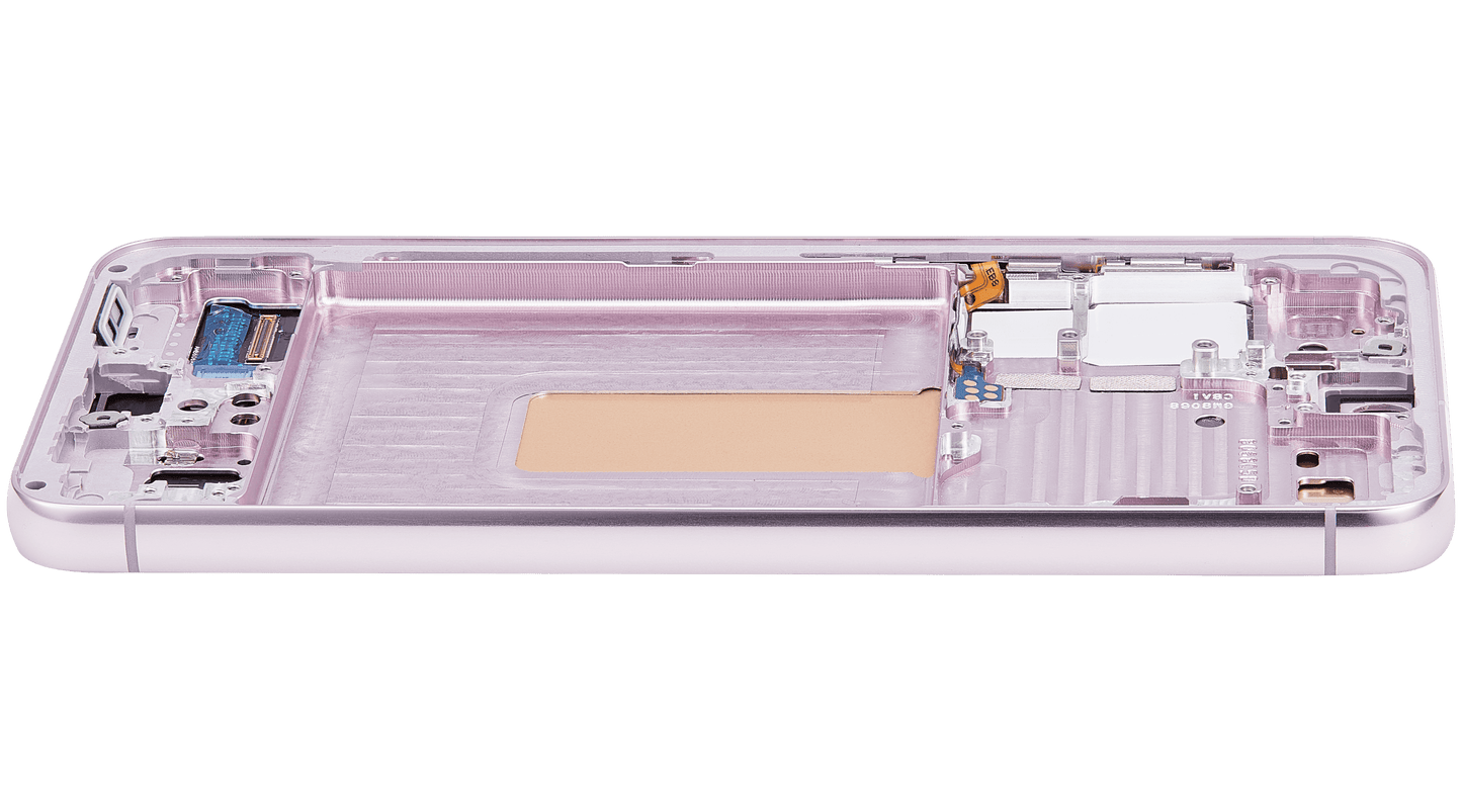 OLED Assembly With Frame For Samsung Galaxy S23 5G (US & International) (Refurbished) (Pink / Lavender)