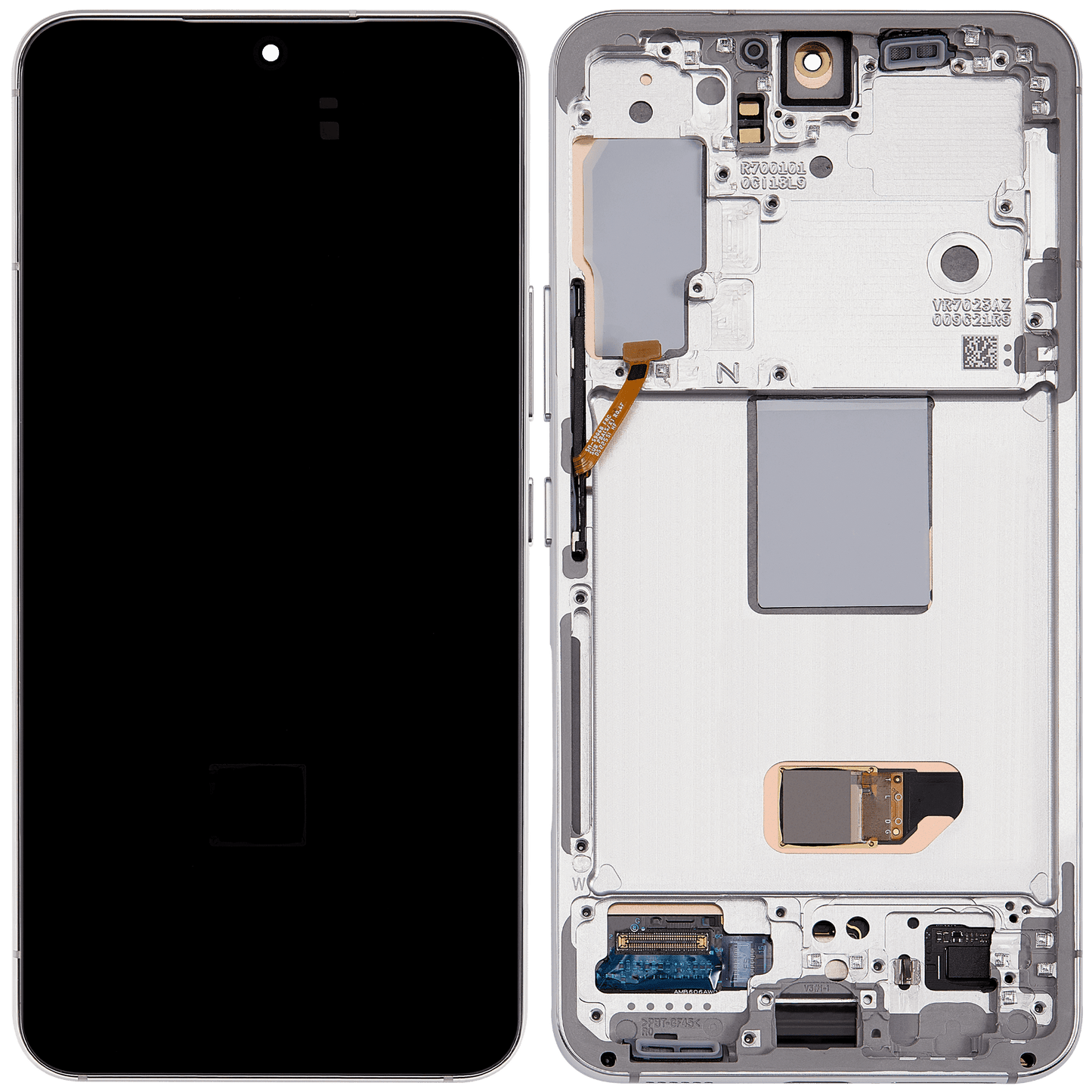 OLED Assembly With Frame For Samsung Galaxy S22 5G (US & International Version) (Refurbished) (White)
