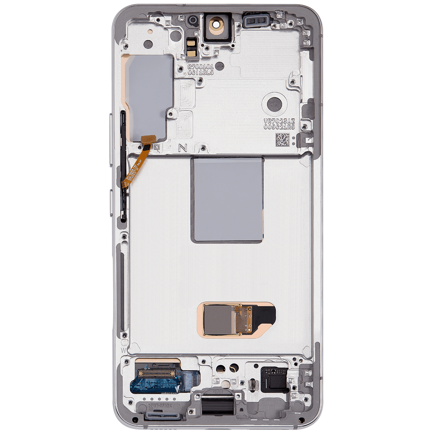 OLED Assembly With Frame For Samsung Galaxy S22 5G (US & International Version) (Refurbished) (White)