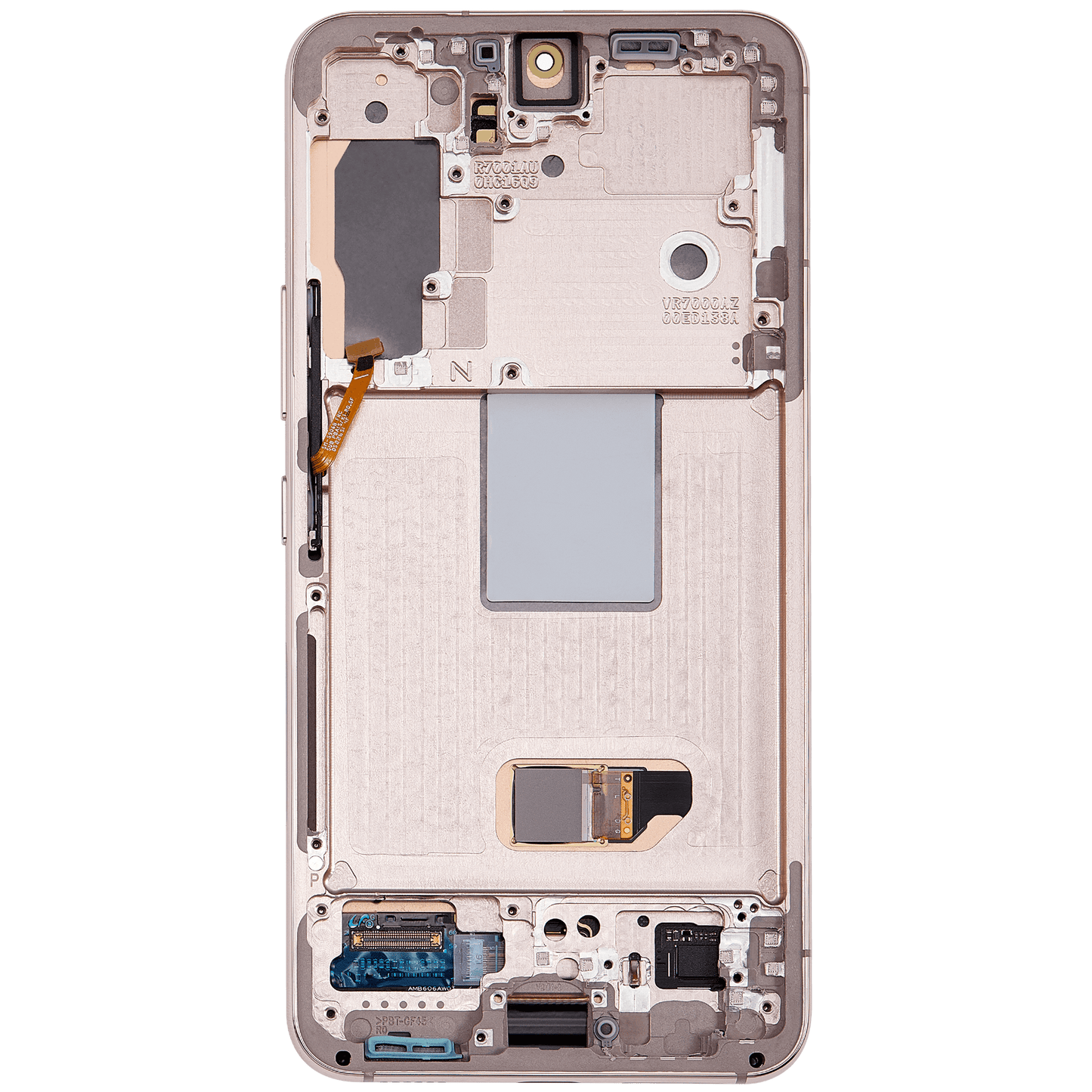 OLED Assembly With Frame For Samsung Galaxy S22 5G (US & International Version) (Refurbished) (Pink Gold)